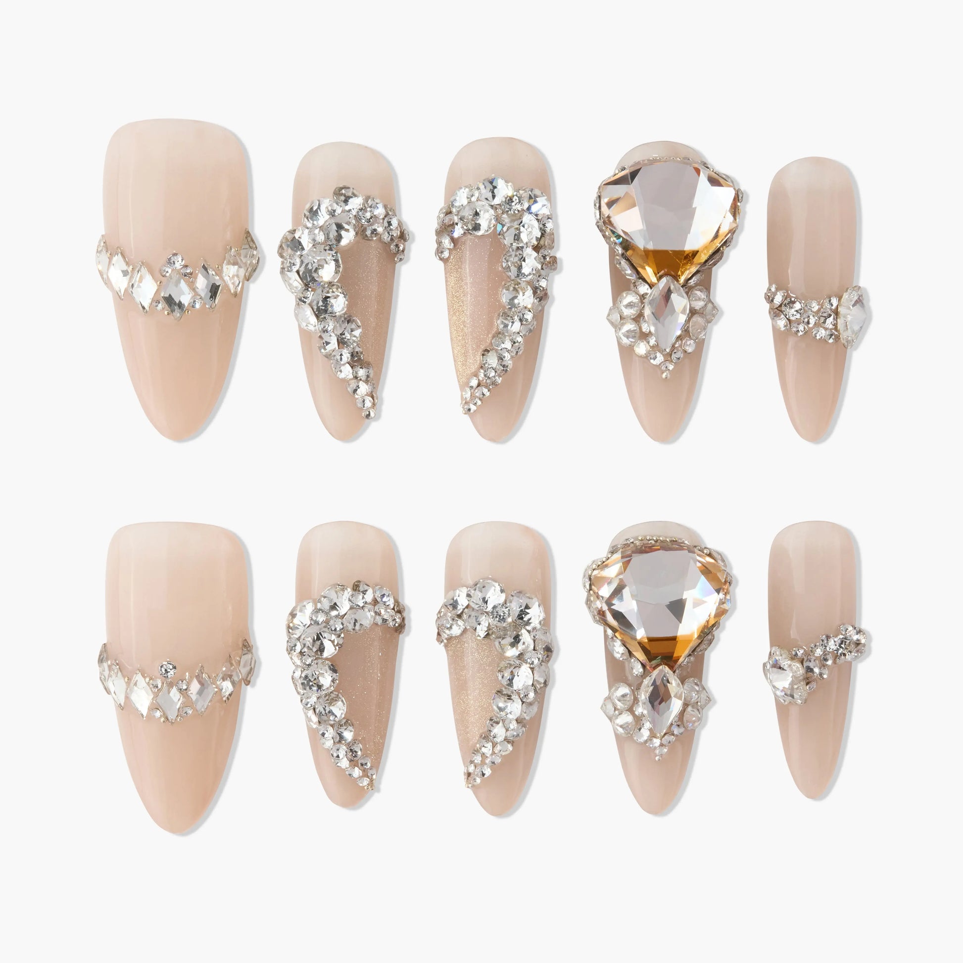 Elegant Diamond Chic Emily’s Nail