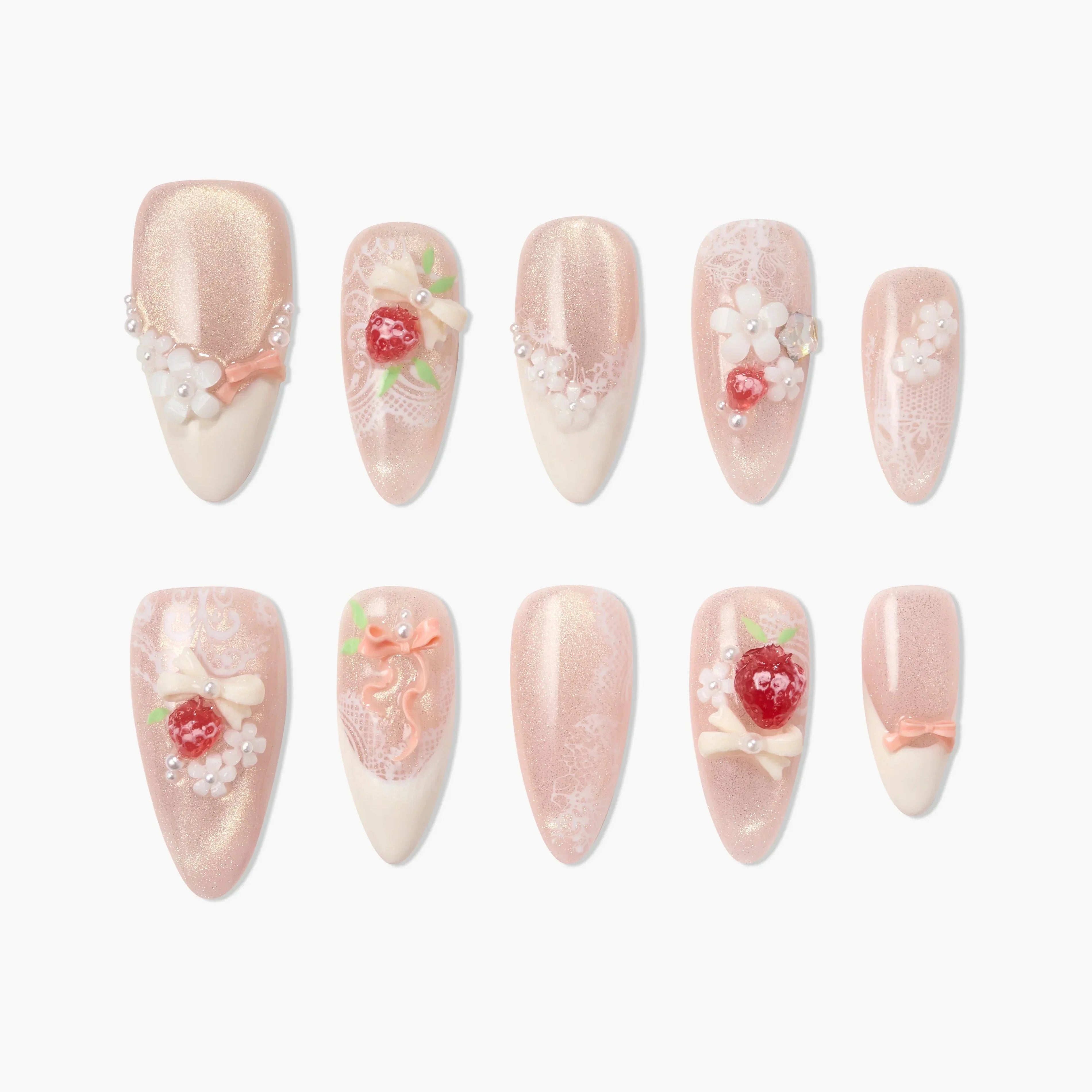 Strawberry Lace Cream