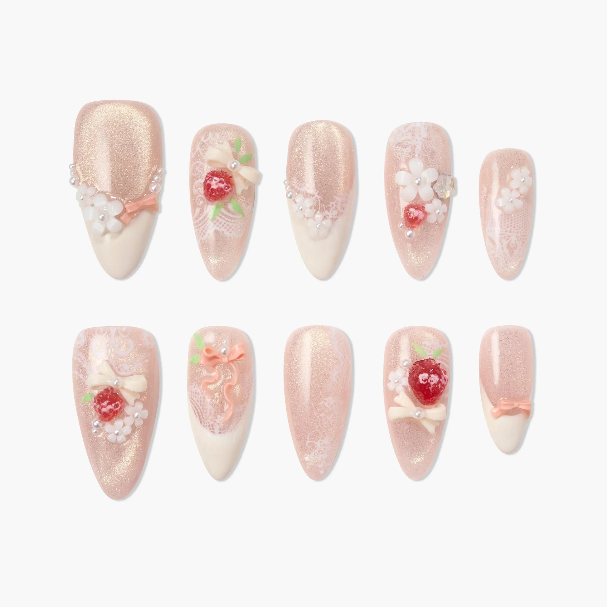 Strawberry Lace Cream