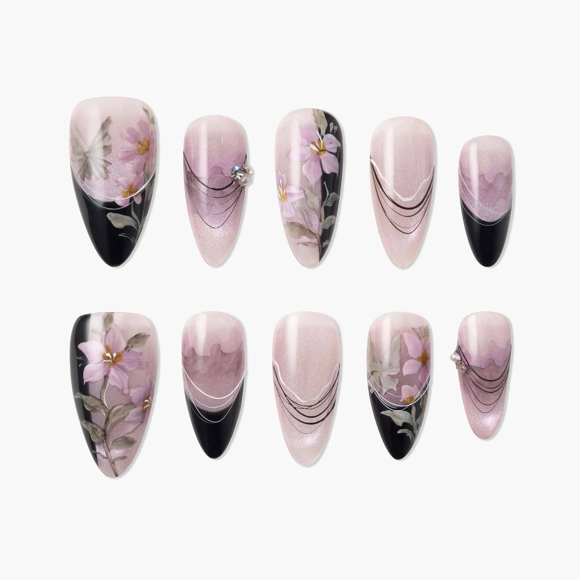 Midnight Violet Bloom (Almond)