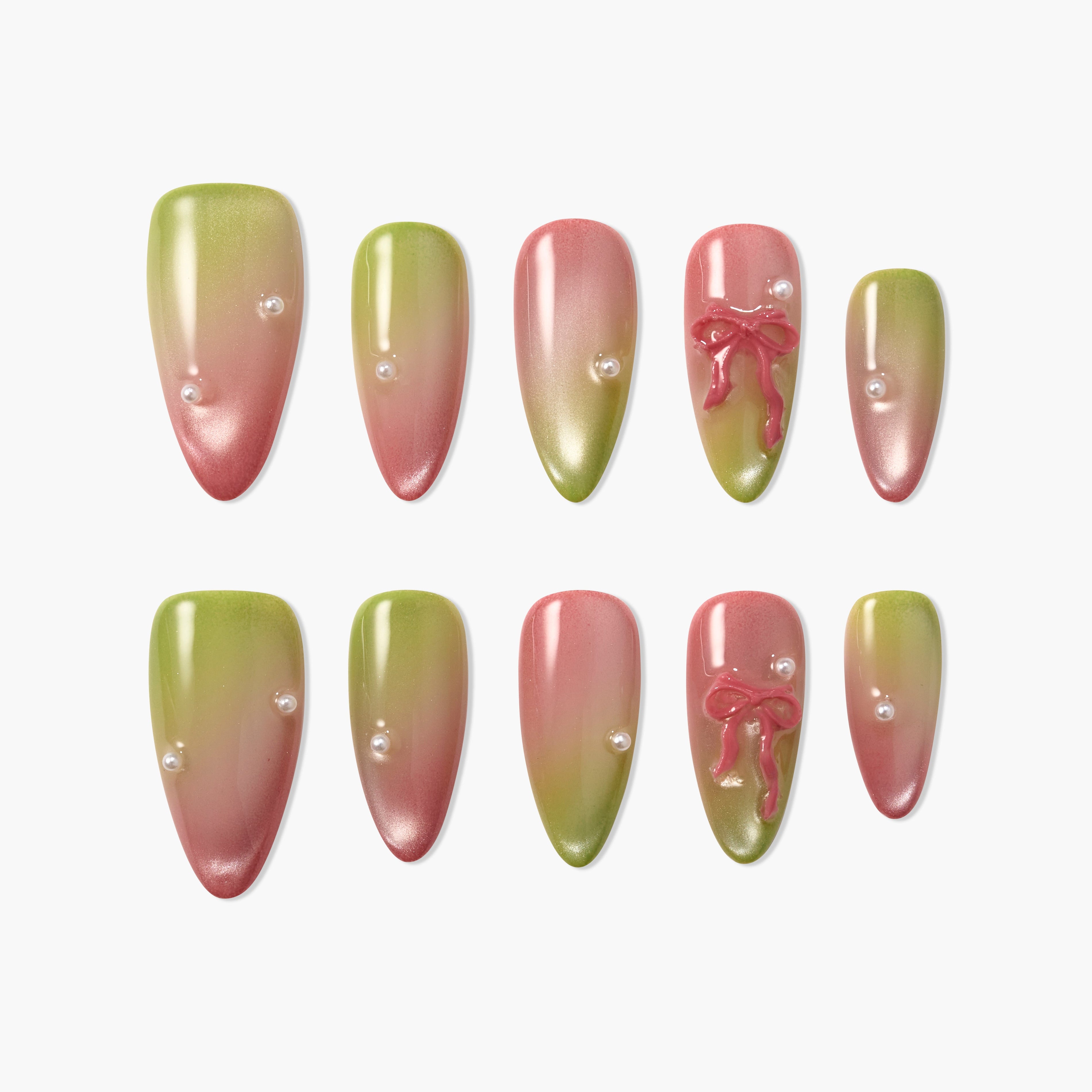 Lemon Blush Charm (Almond) Emily’s Nail