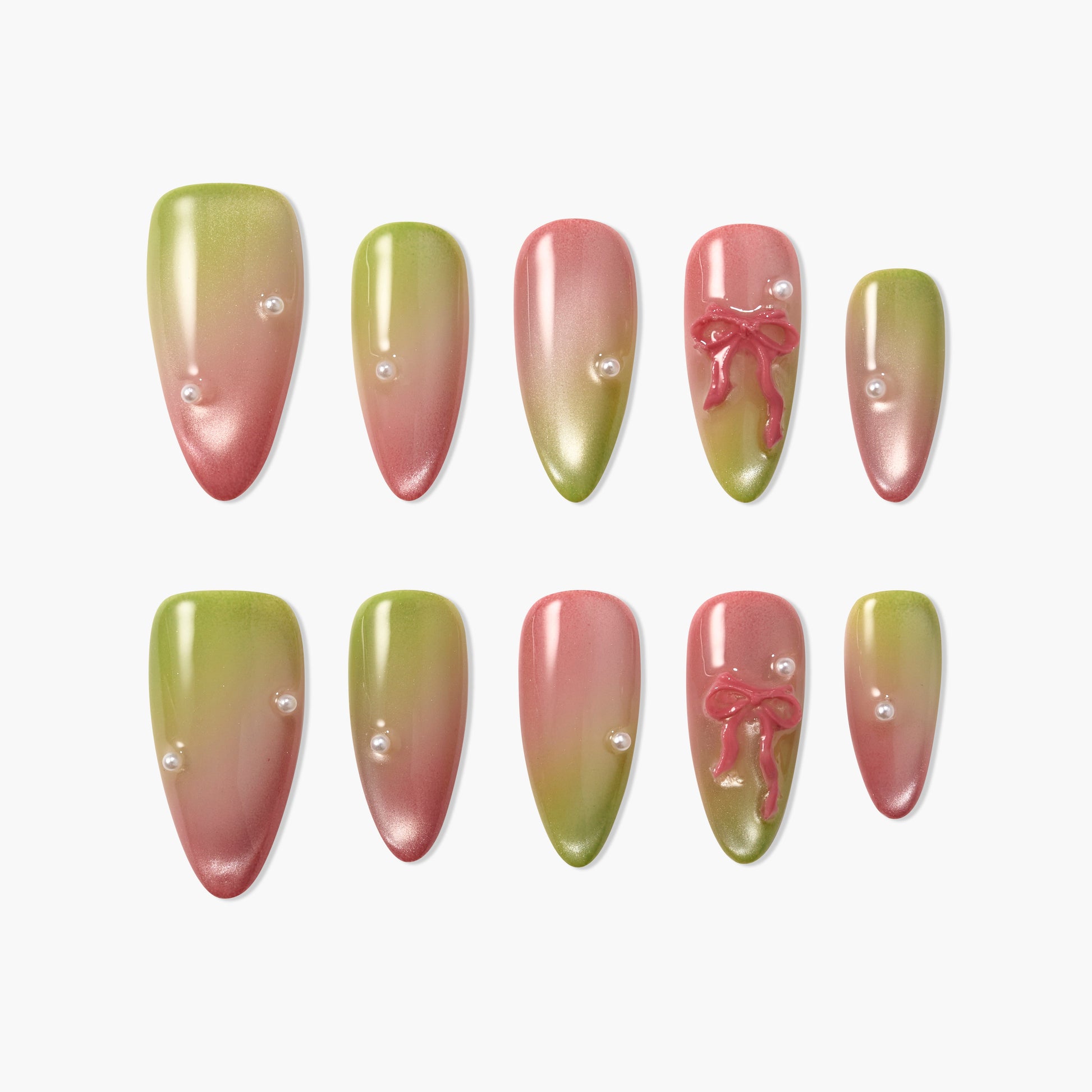 Lemon Blush Charm (Almond) Emily’s Nail