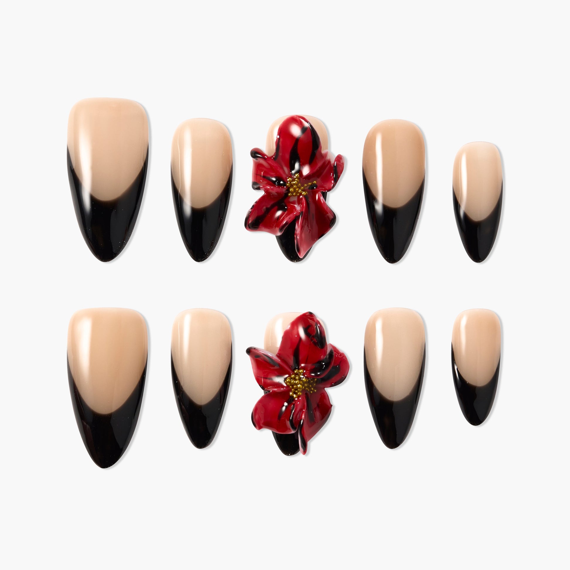 Crimson Bloom Emily’s Nail