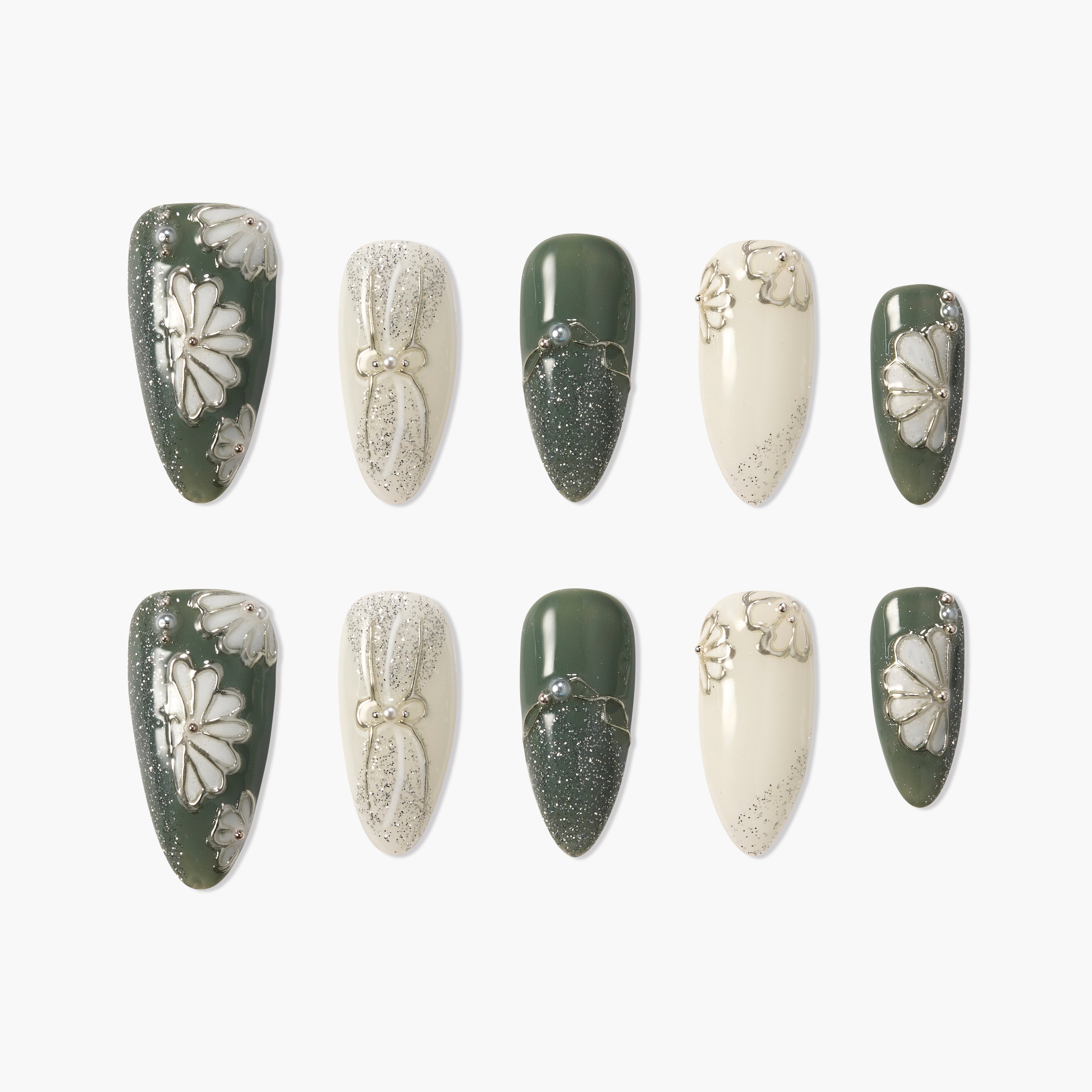 Forest Bloom Elegance Emily’s Nail