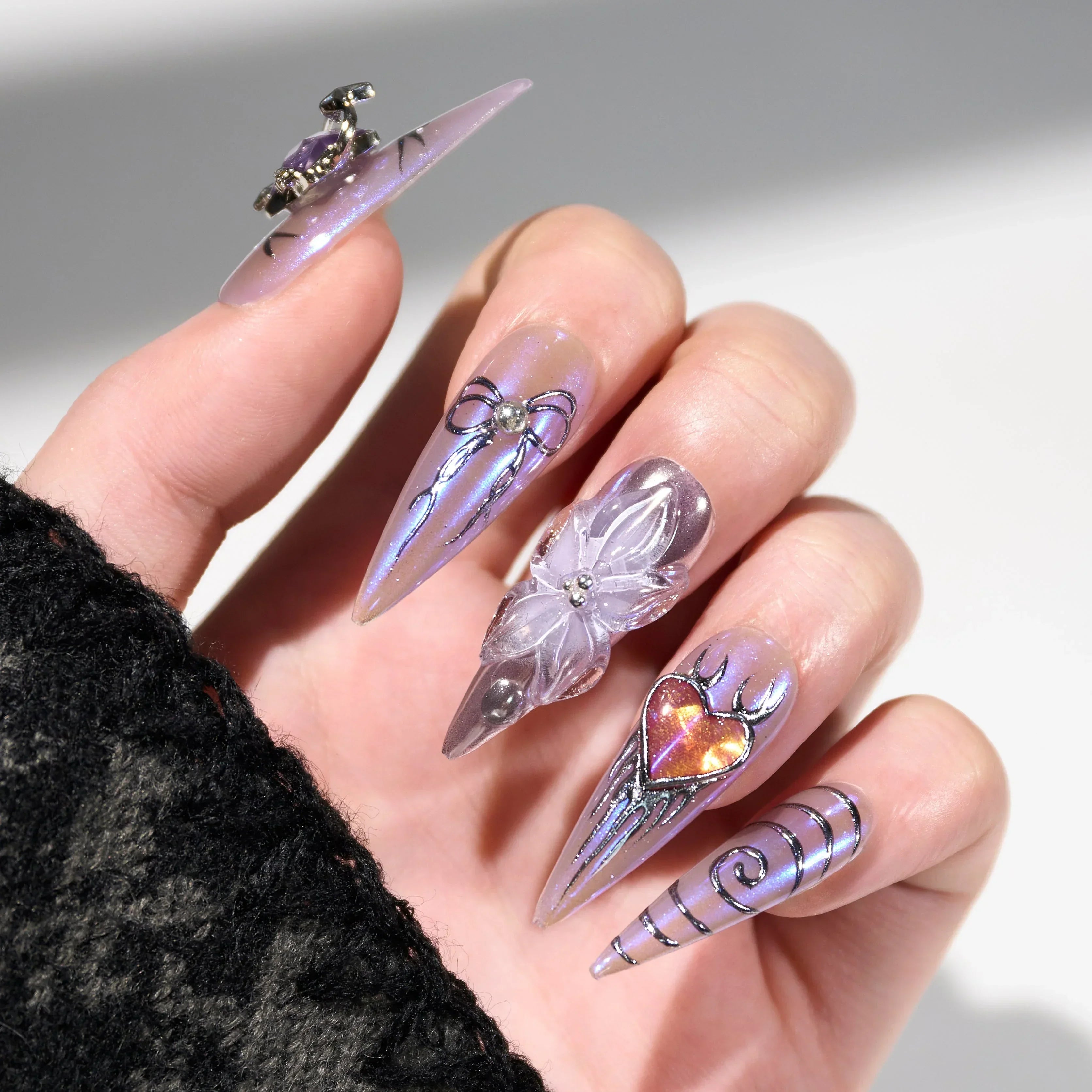 Midnight Heart Spell Emily's Nail