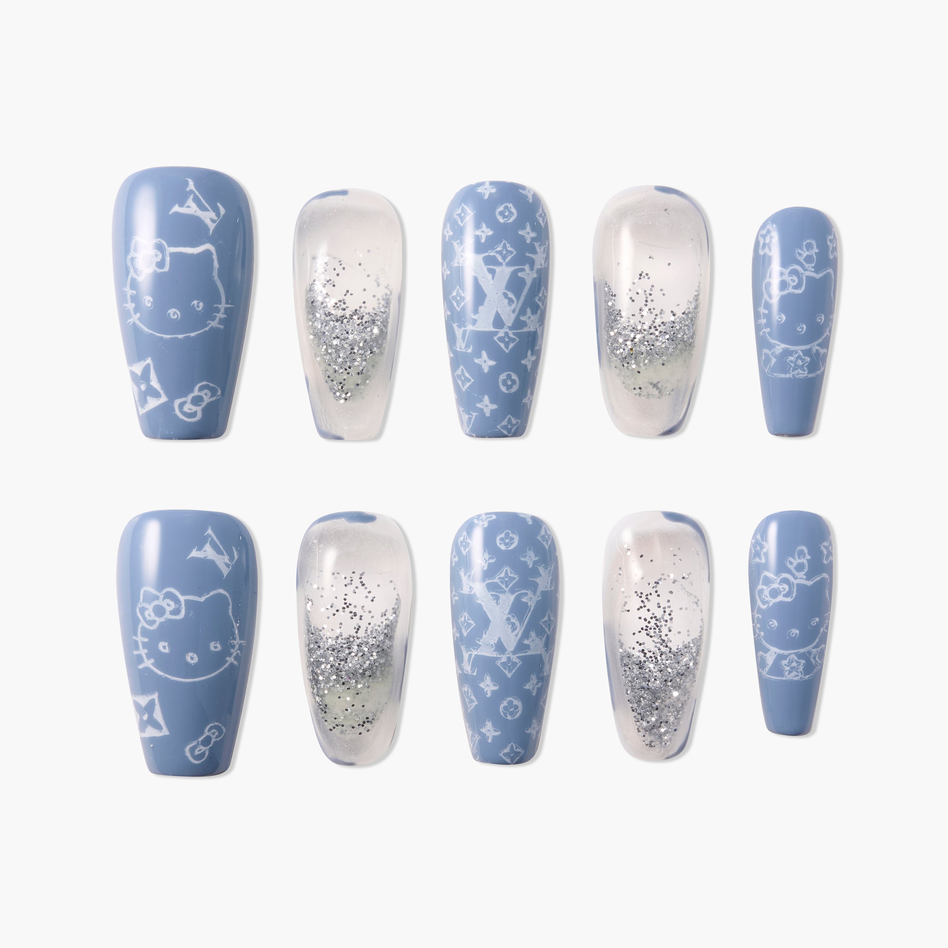 Frosted Kitty Emily’s Nail