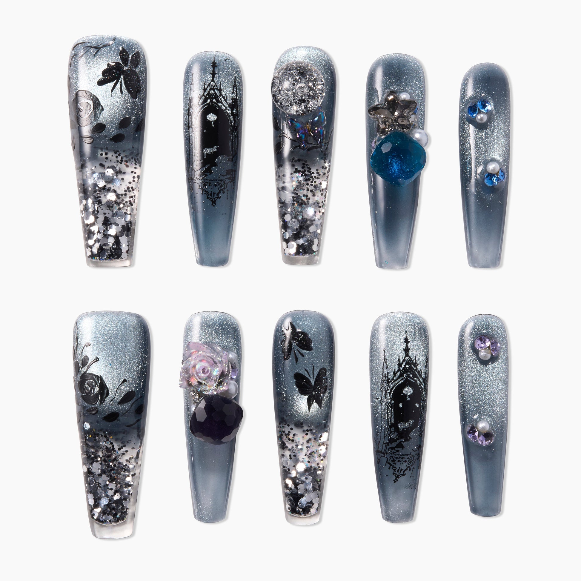 Gothic Twilight Garden Emily’s Nail