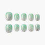 Mint Sketch Shimmer Emily’s Nail