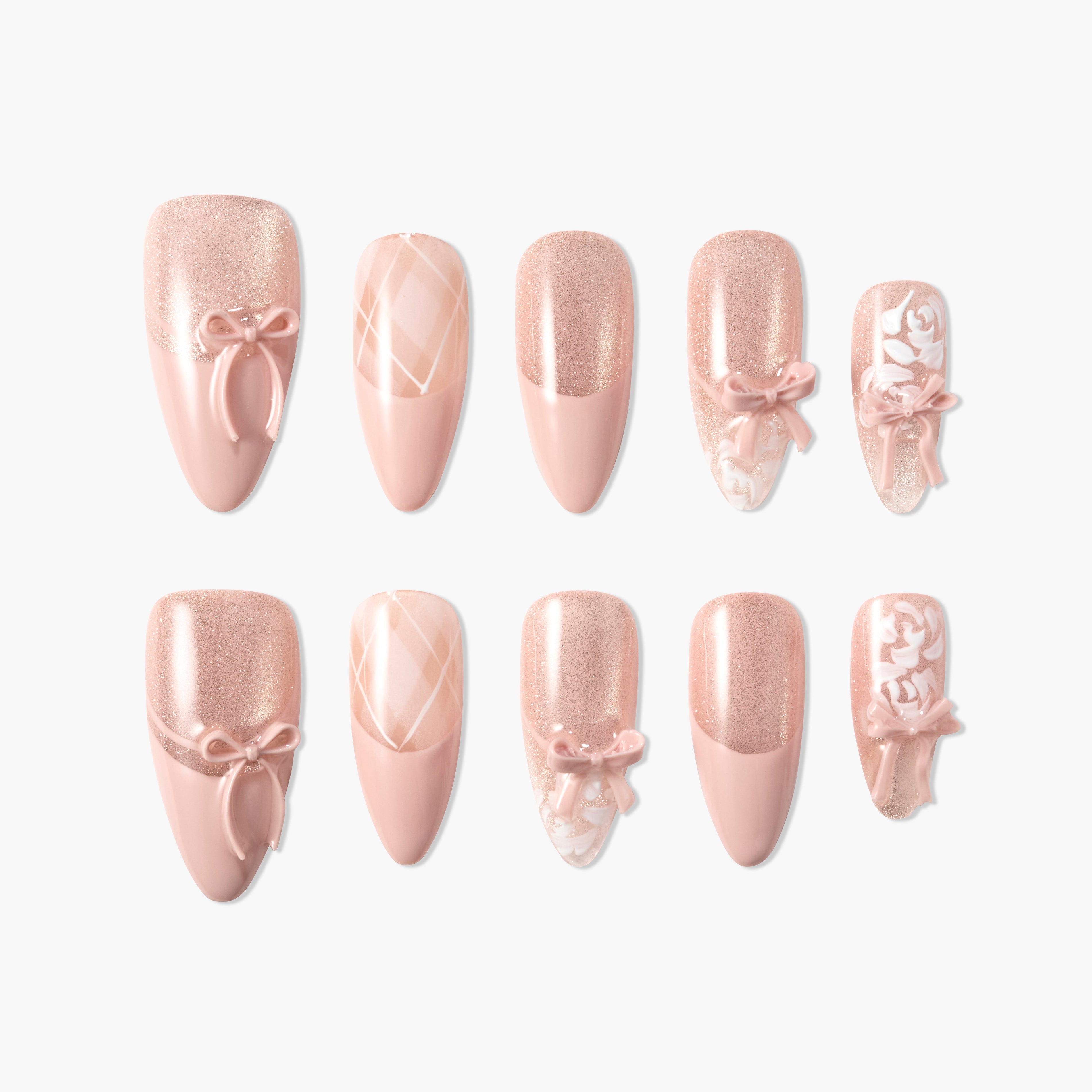 Blush Gold Tale Emily’s Nail