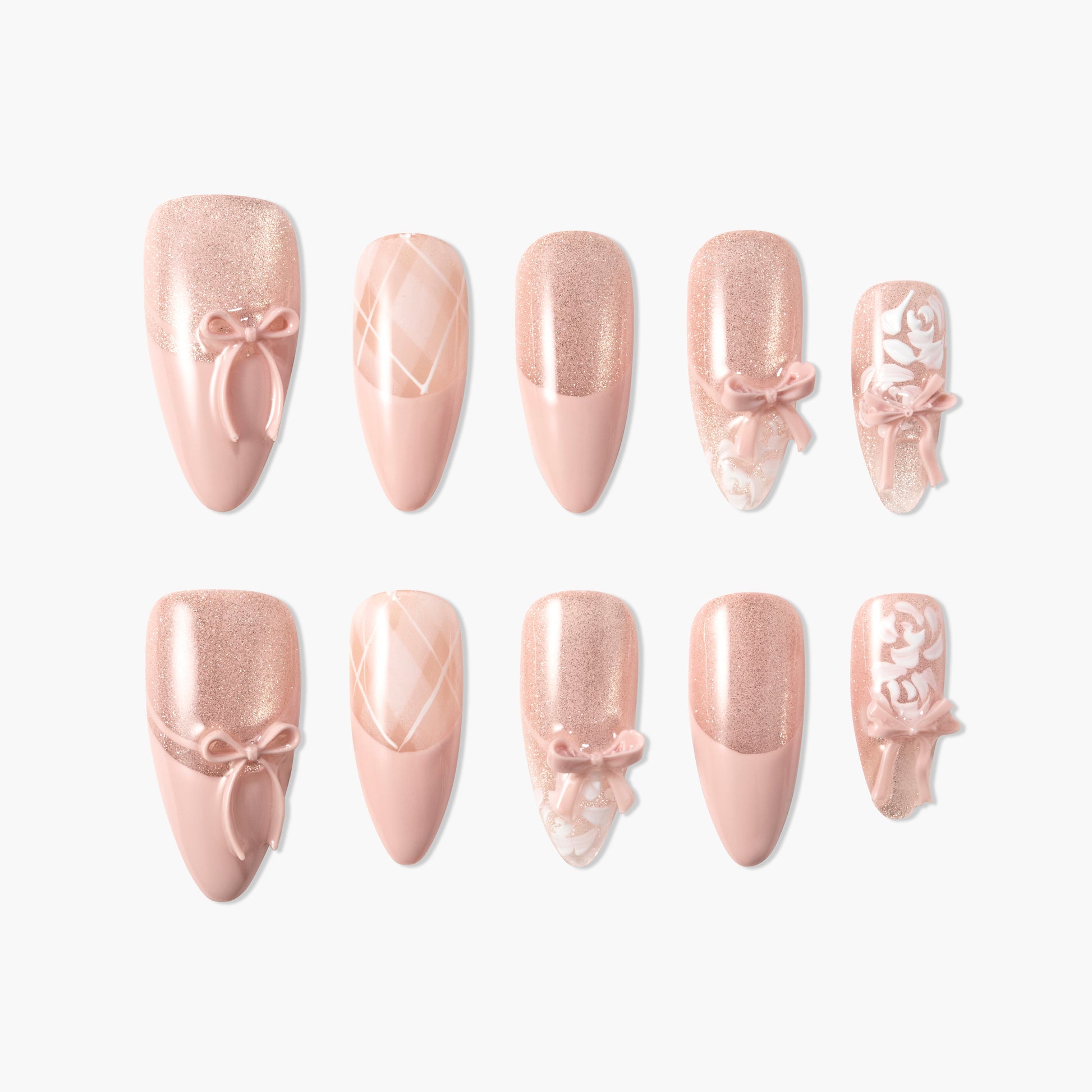 Blush Gold Tale Emily’s Nail