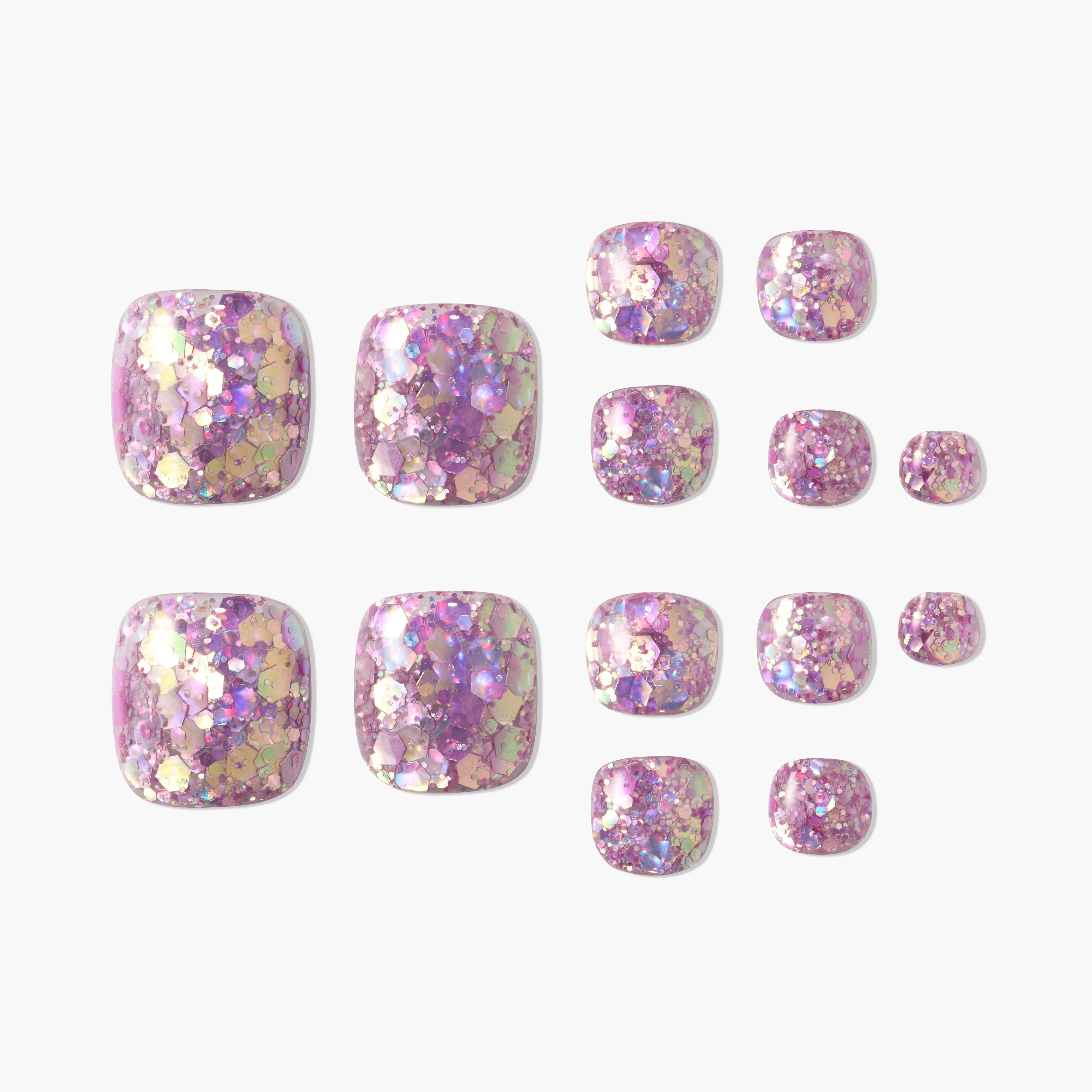 Iridescent Glitter Toes（副本） Emily’s Nail