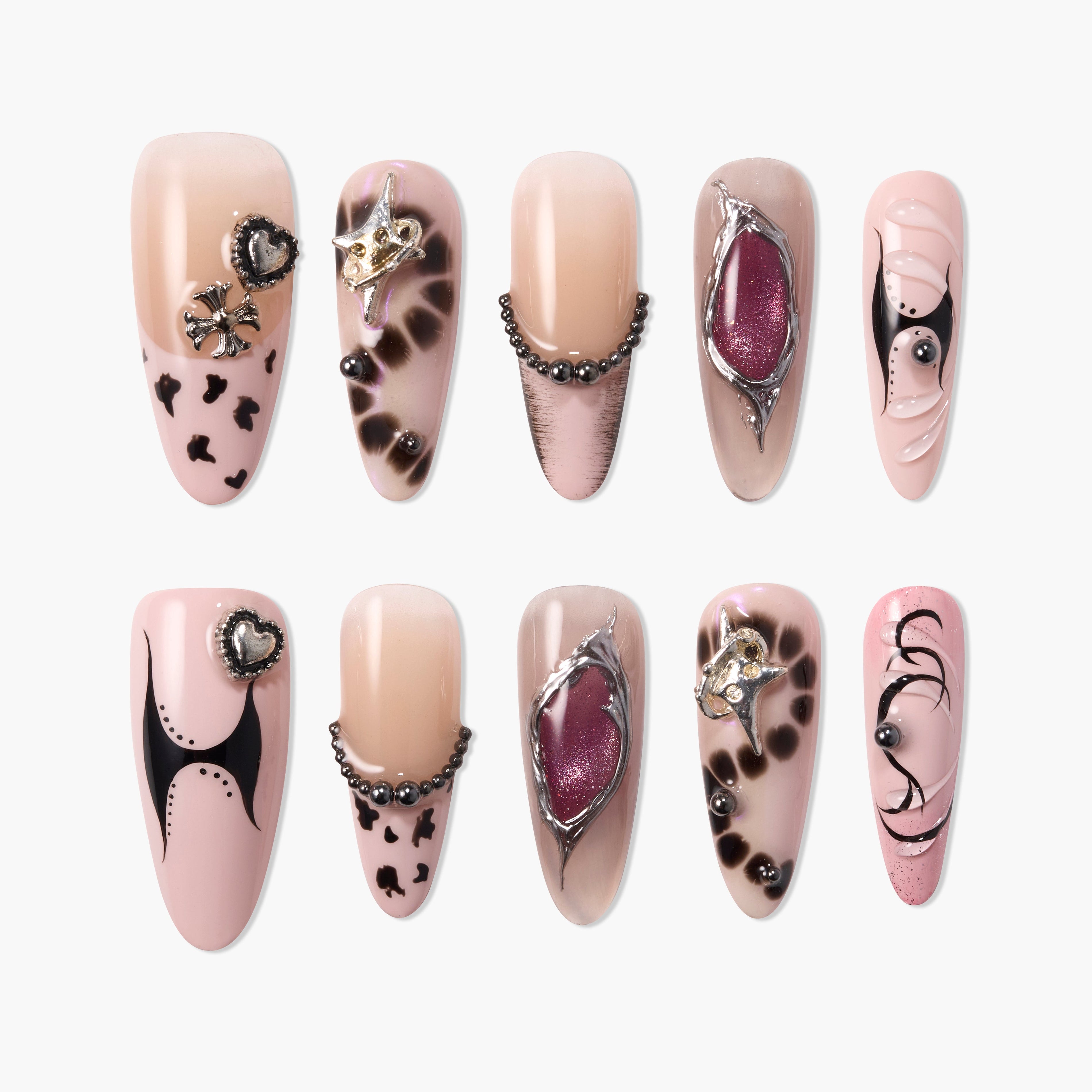 Metallic Wild Rose Emily’s Nail