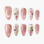 Floral Whisper Glitz (Almond) Emily’s Nail