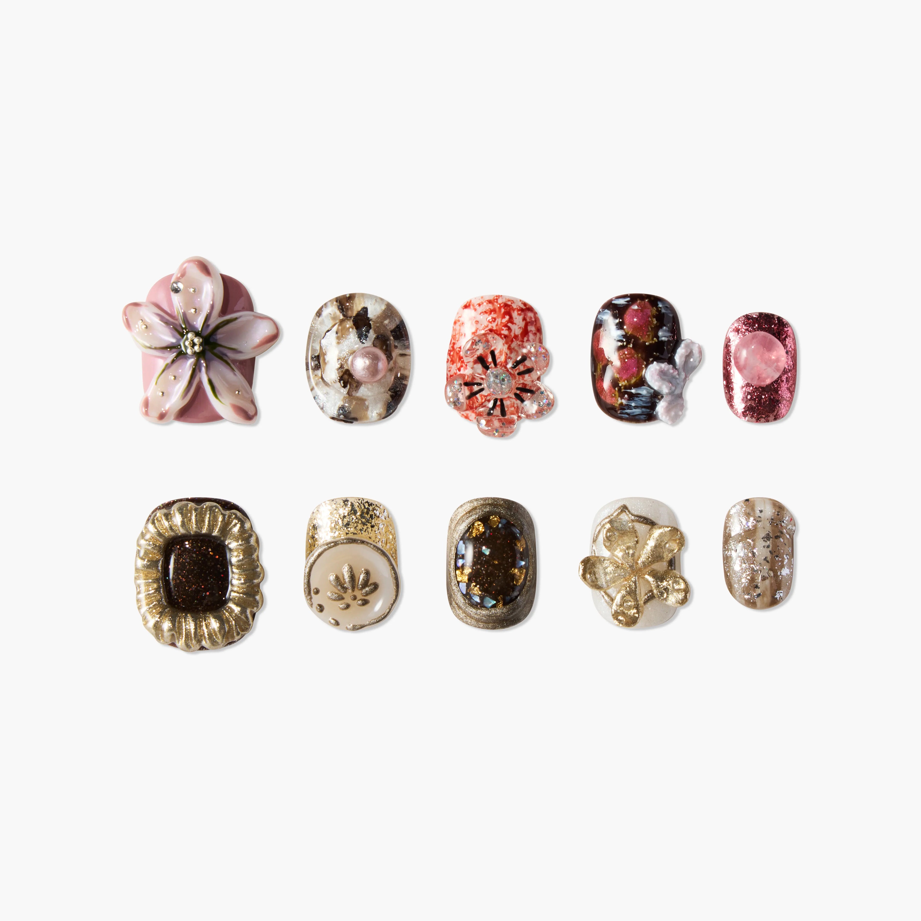 Floral Whispers Emily's Nail