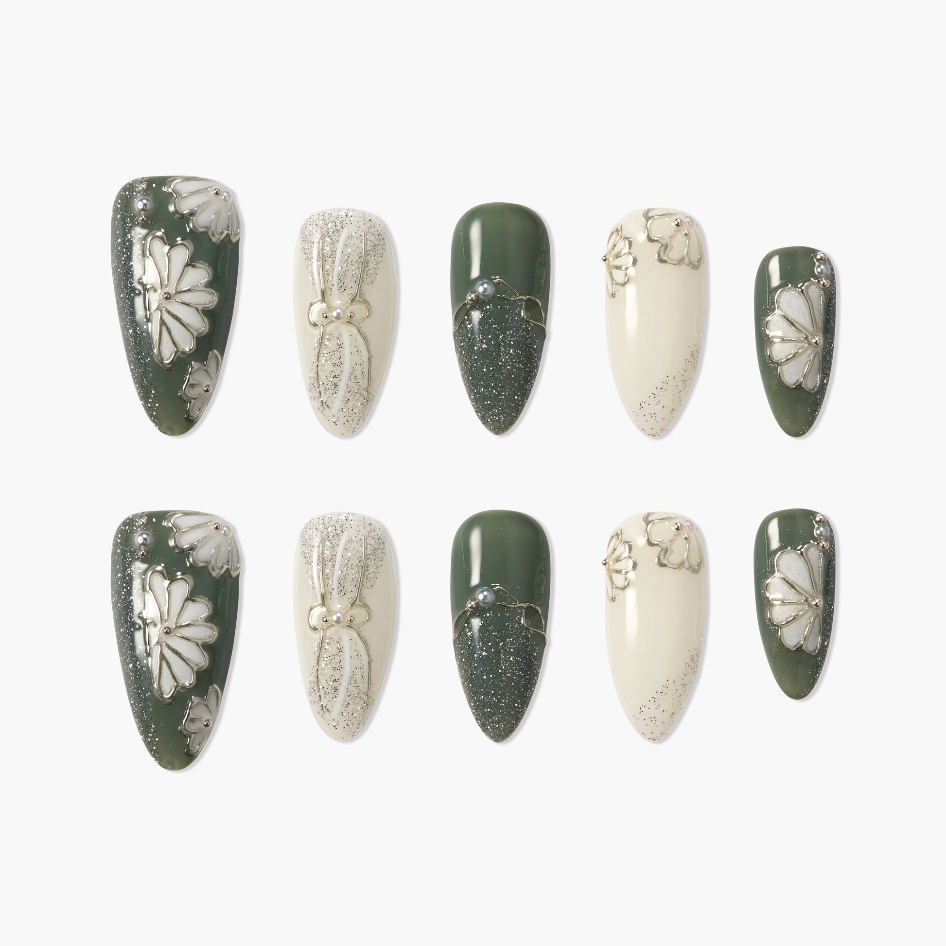 Forest Bloom Elegance Emily’s Nail