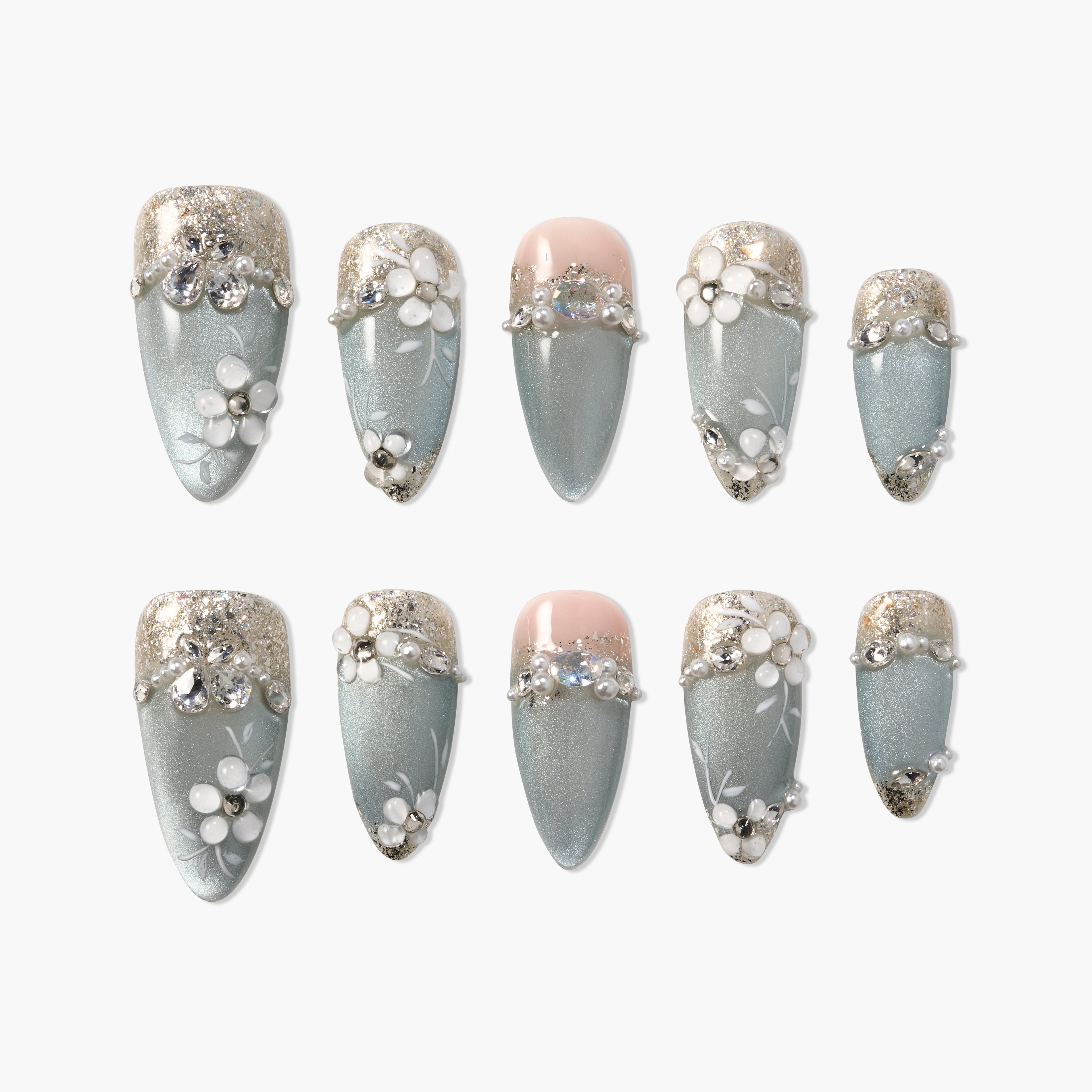 Frosted Elegance Emily’s Nail