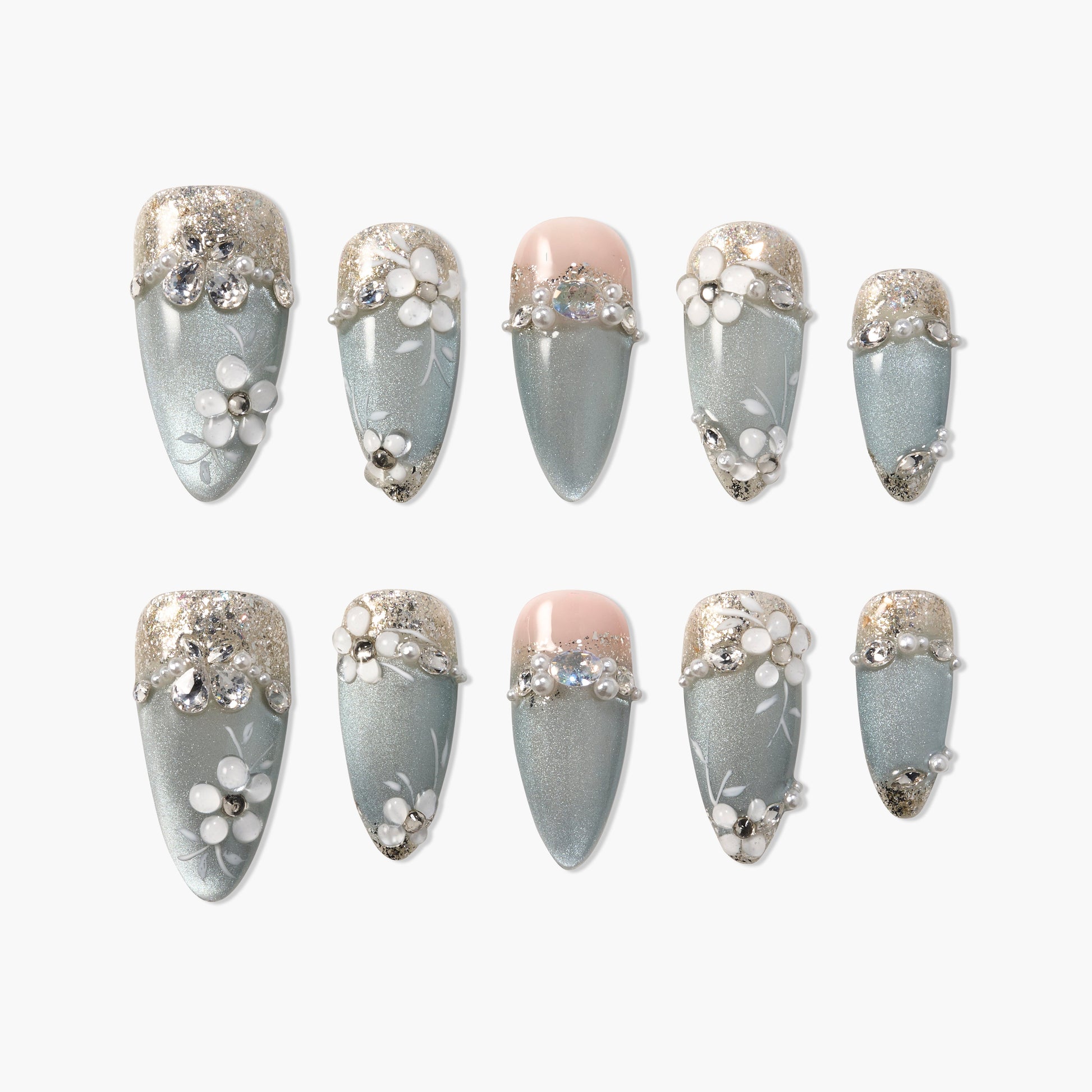 Frosted Elegance Emily’s Nail