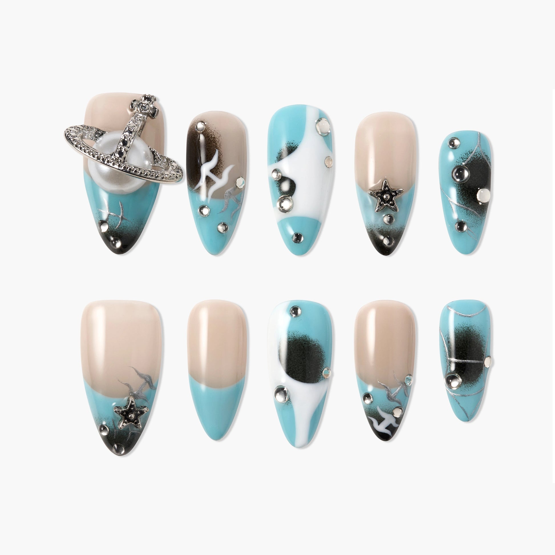 Galactic Charm (Almond) Emily's Nail