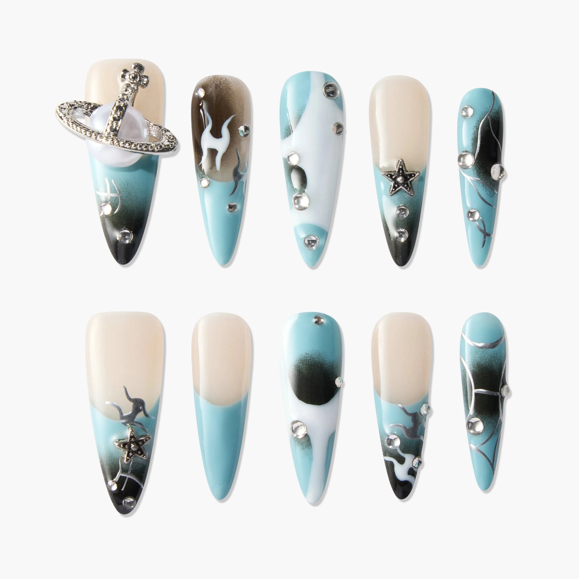 Galactic Charm (Stiletto)（副本） Emily's Nail