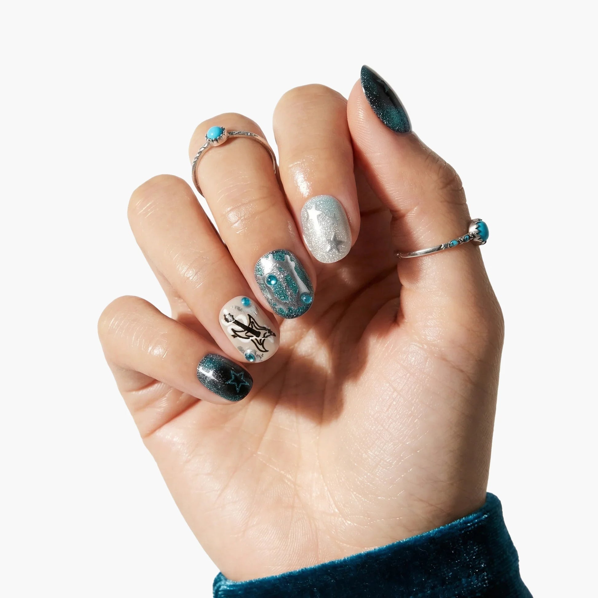 Celestial Teal Omen