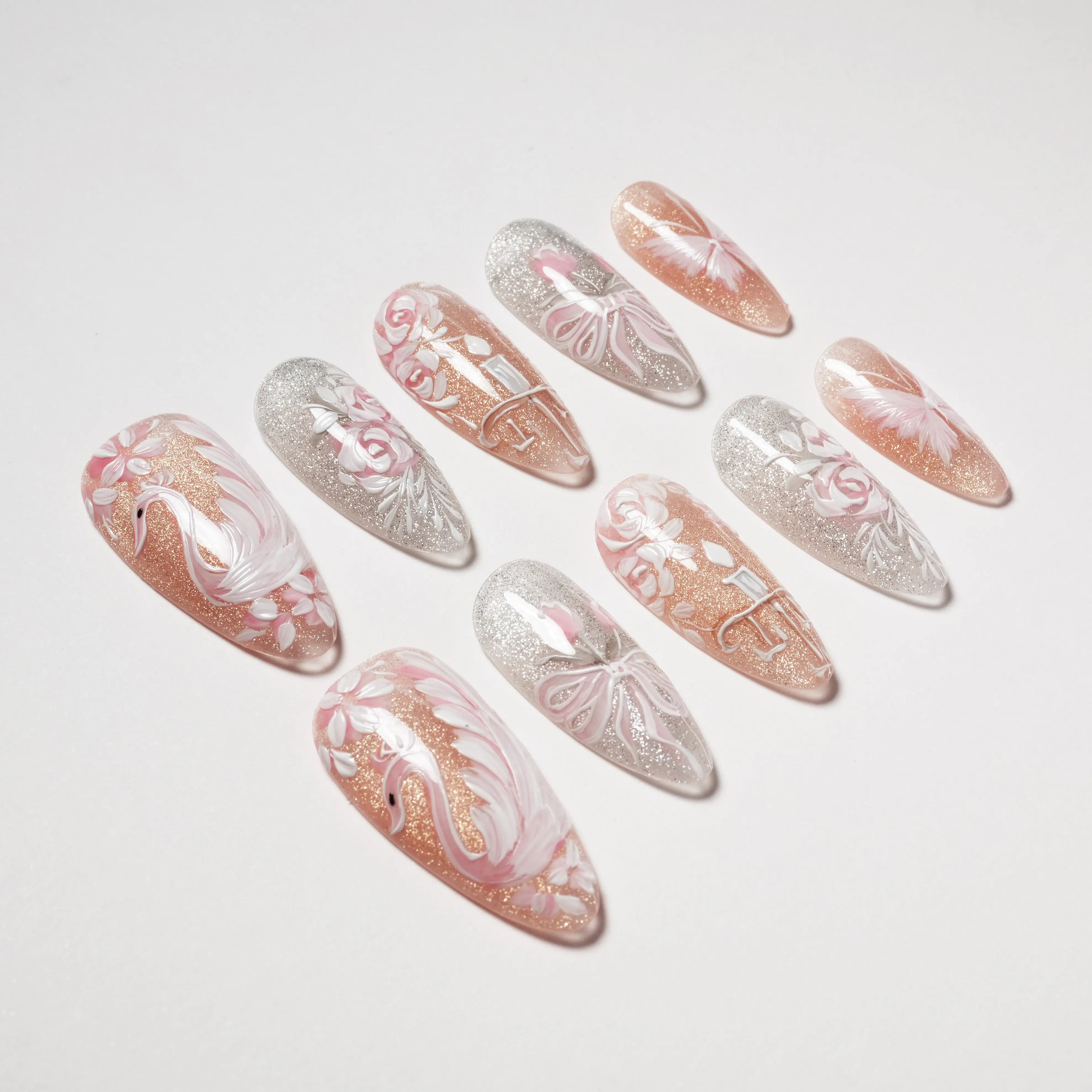 Gilded Whimsy Emily’s Nail