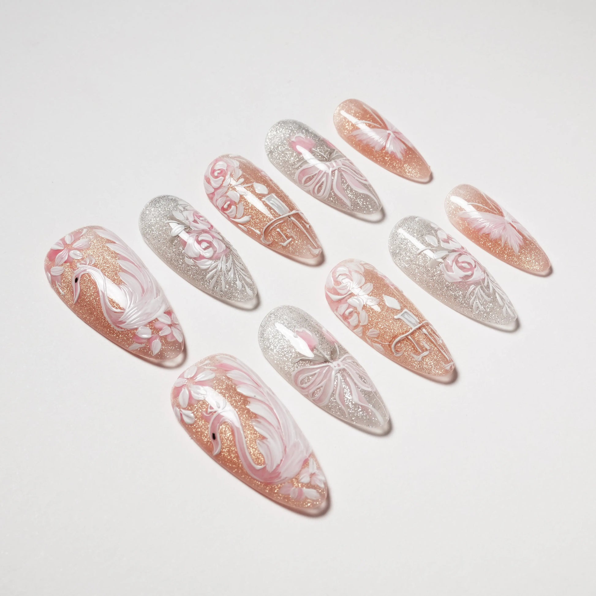 Gilded Whimsy Emily’s Nail