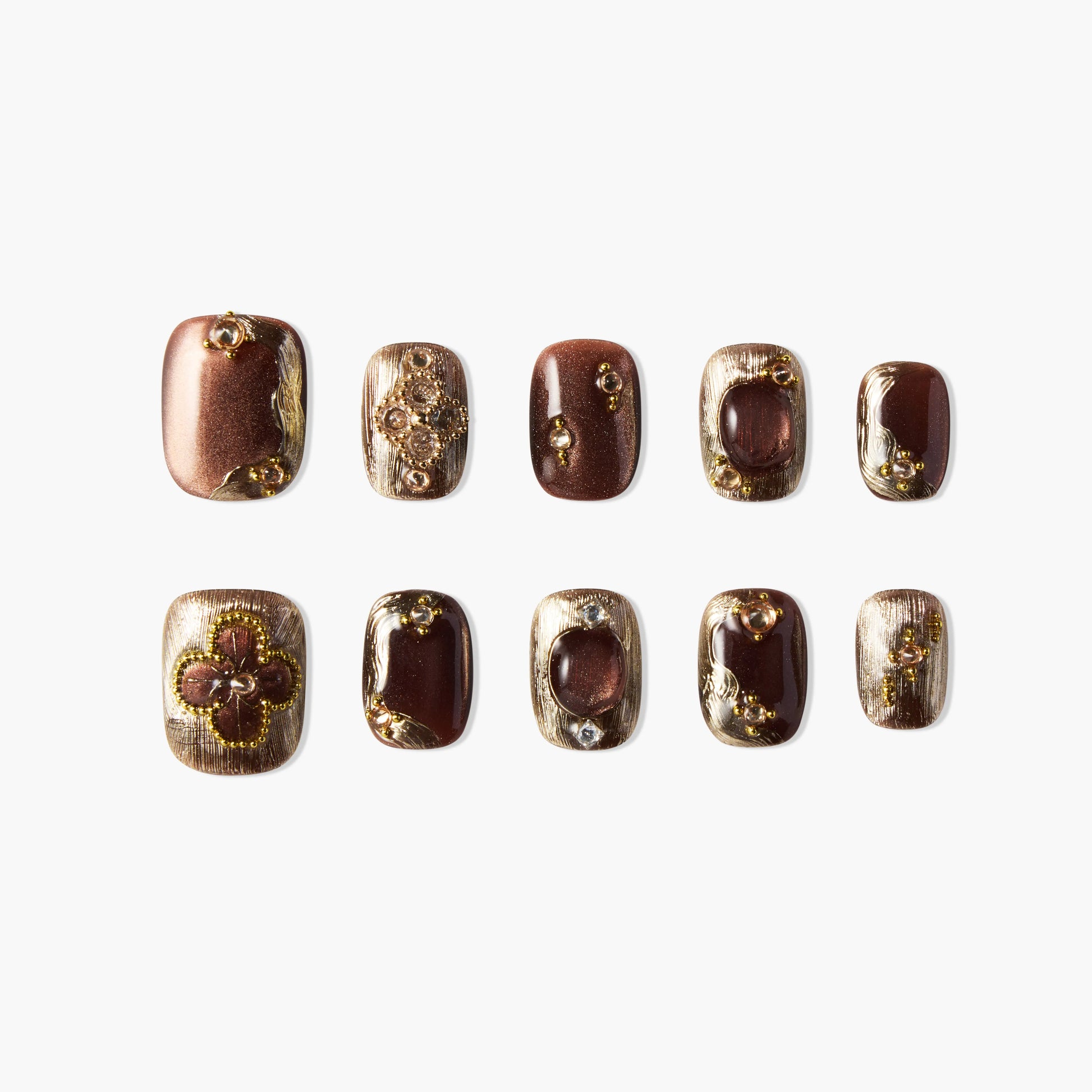 Golden Bloom Emily's Nail