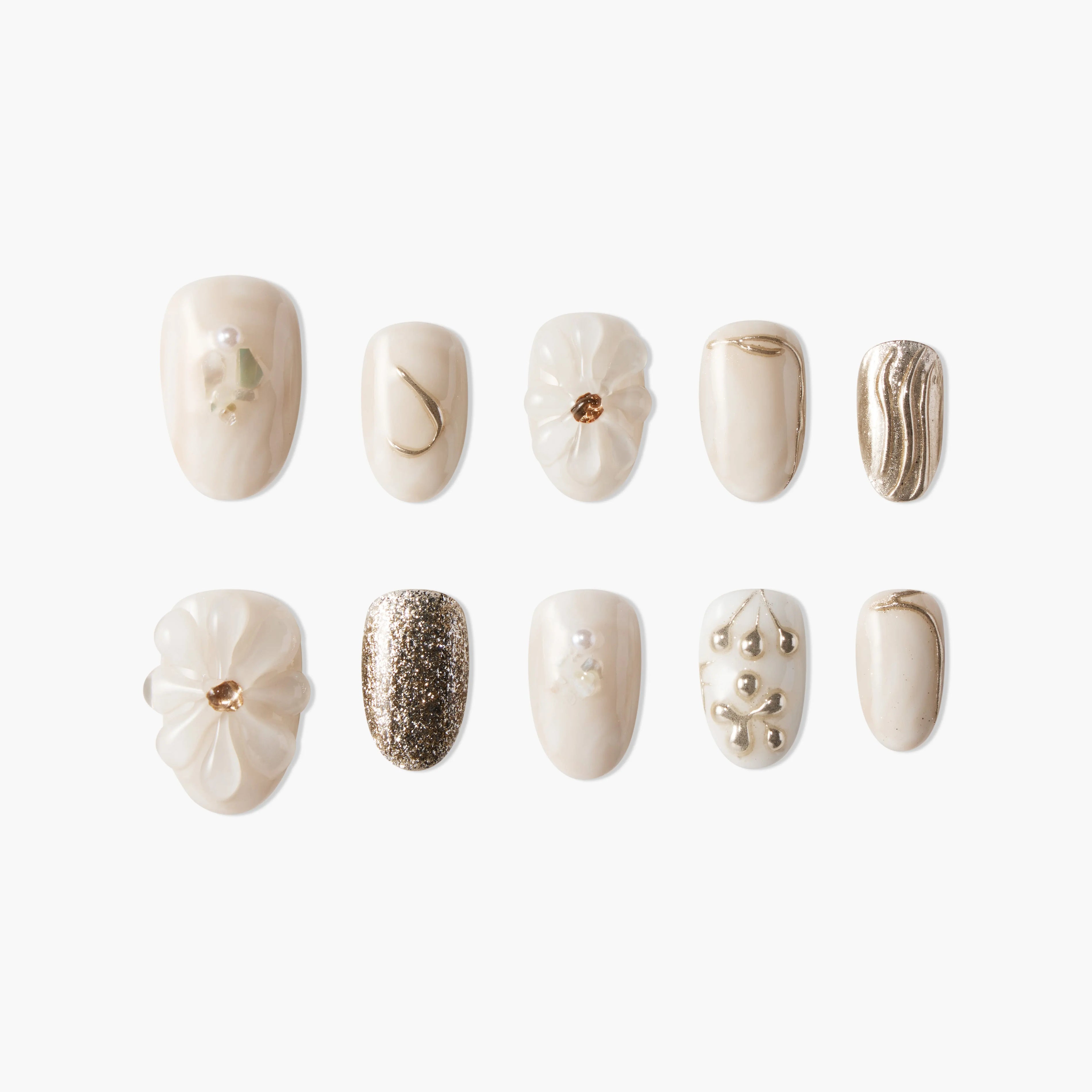 Golden Blossom Emily's Nail