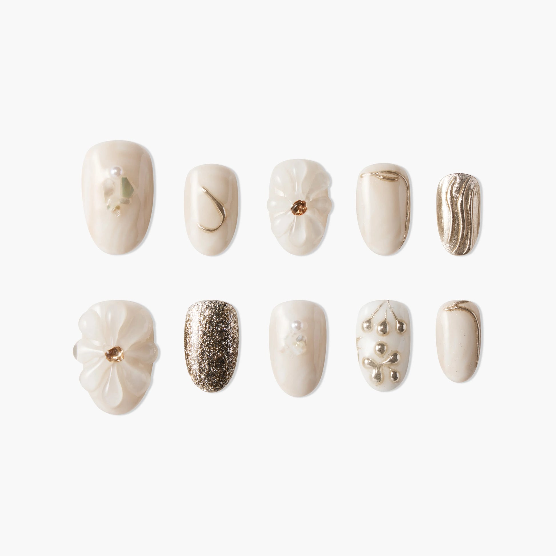 Golden Blossom Emily's Nail