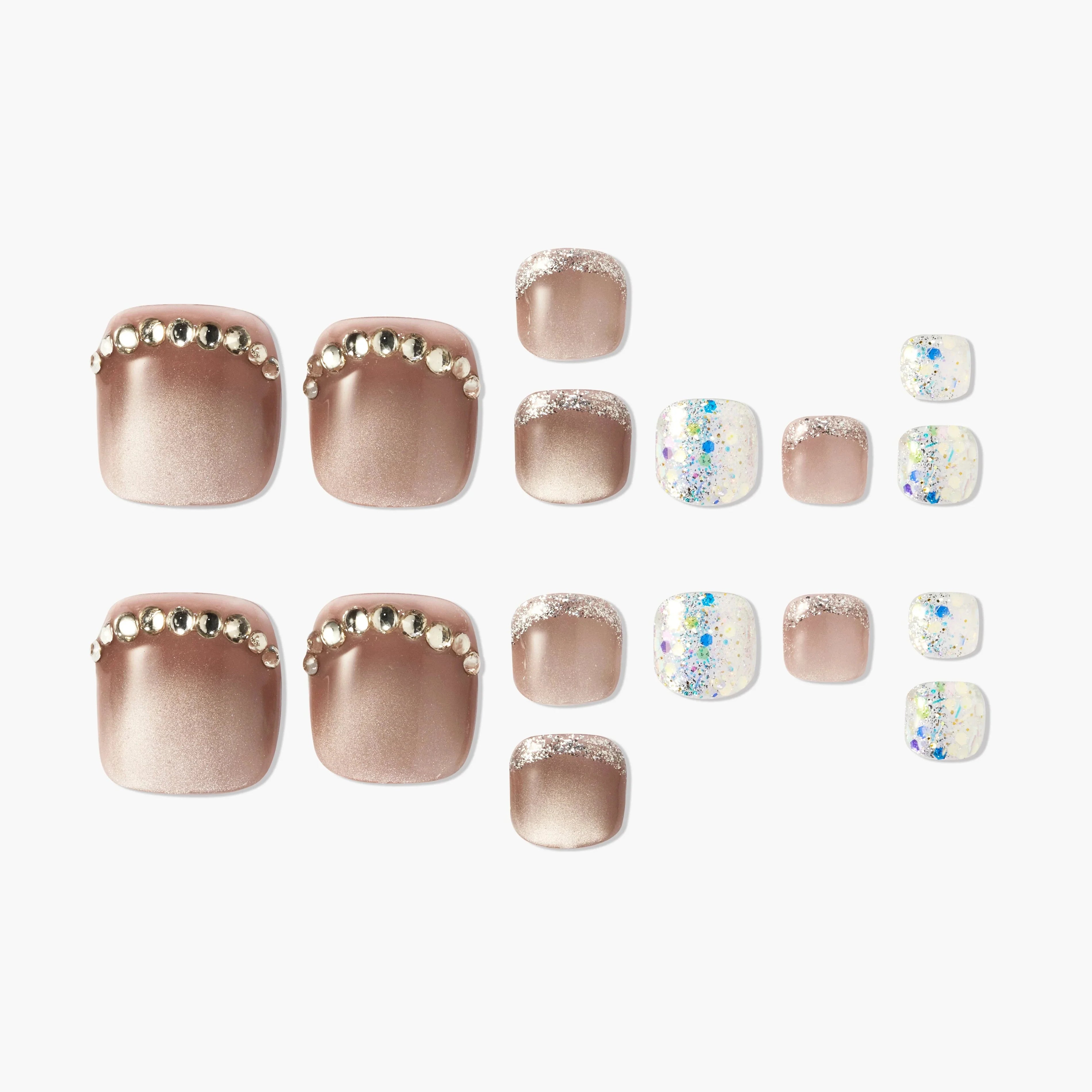 Golden Glow Toes Emily’s Nail