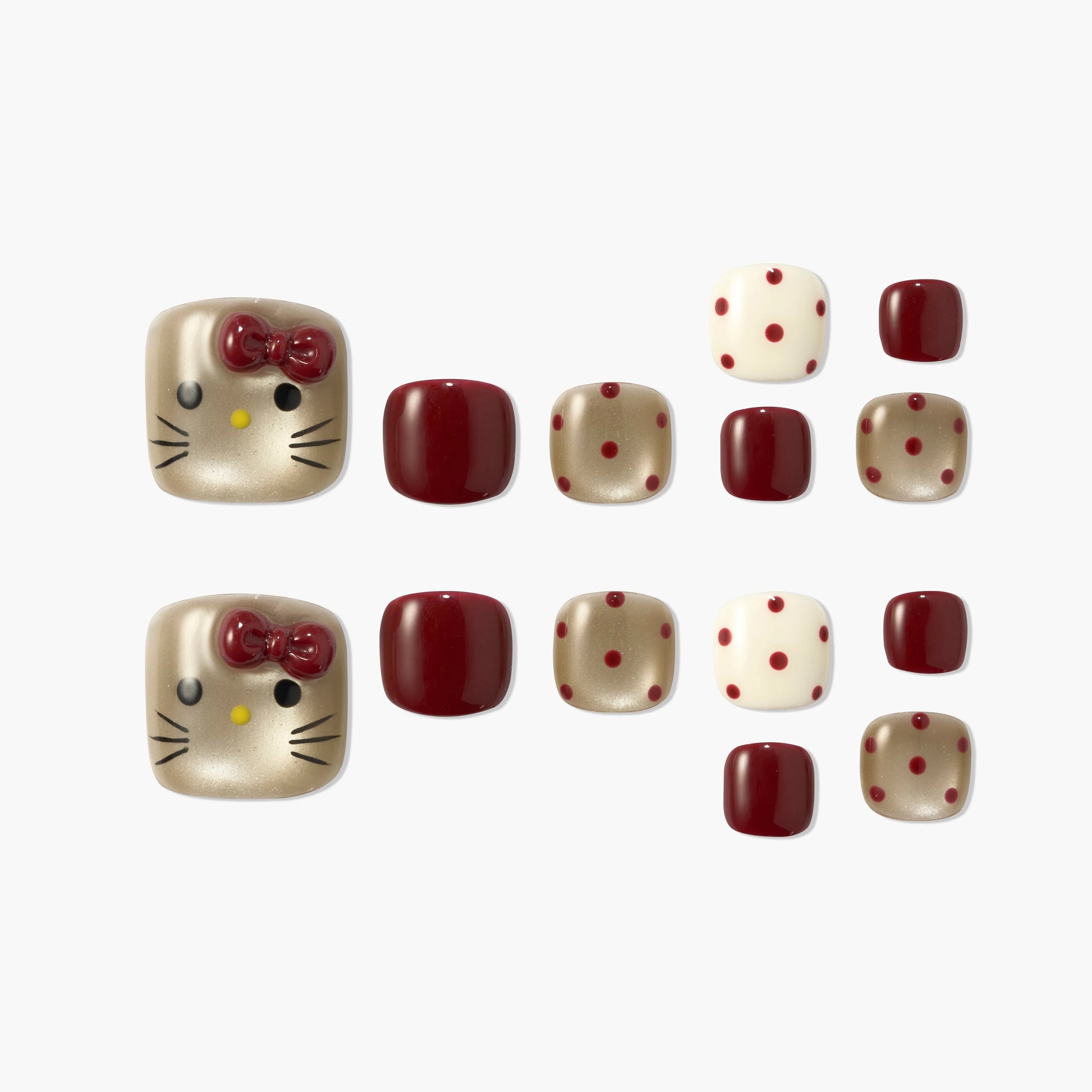 Golden Kitty Toes Emily’s Nail