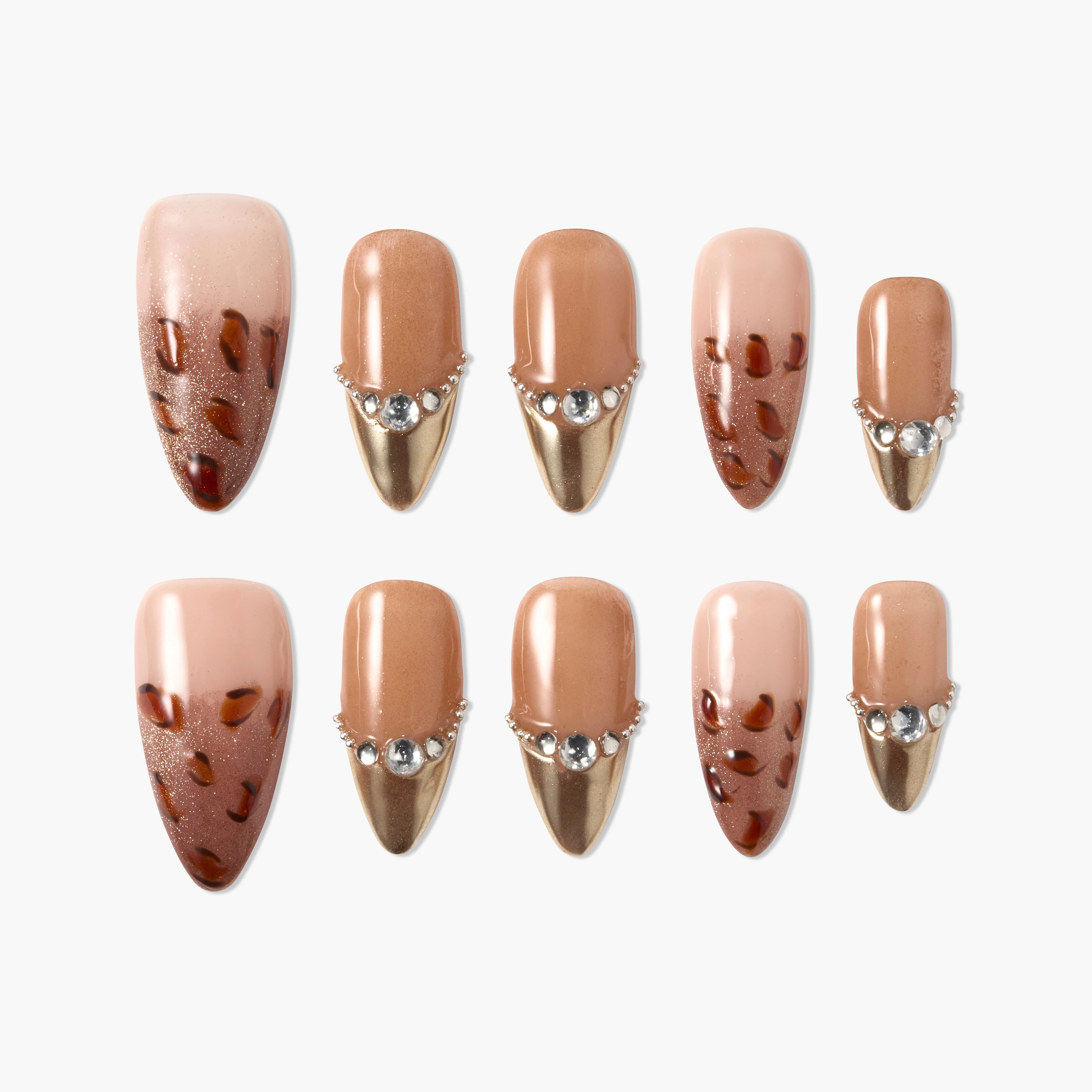 Golden Leopard Dance Emily’s Nail