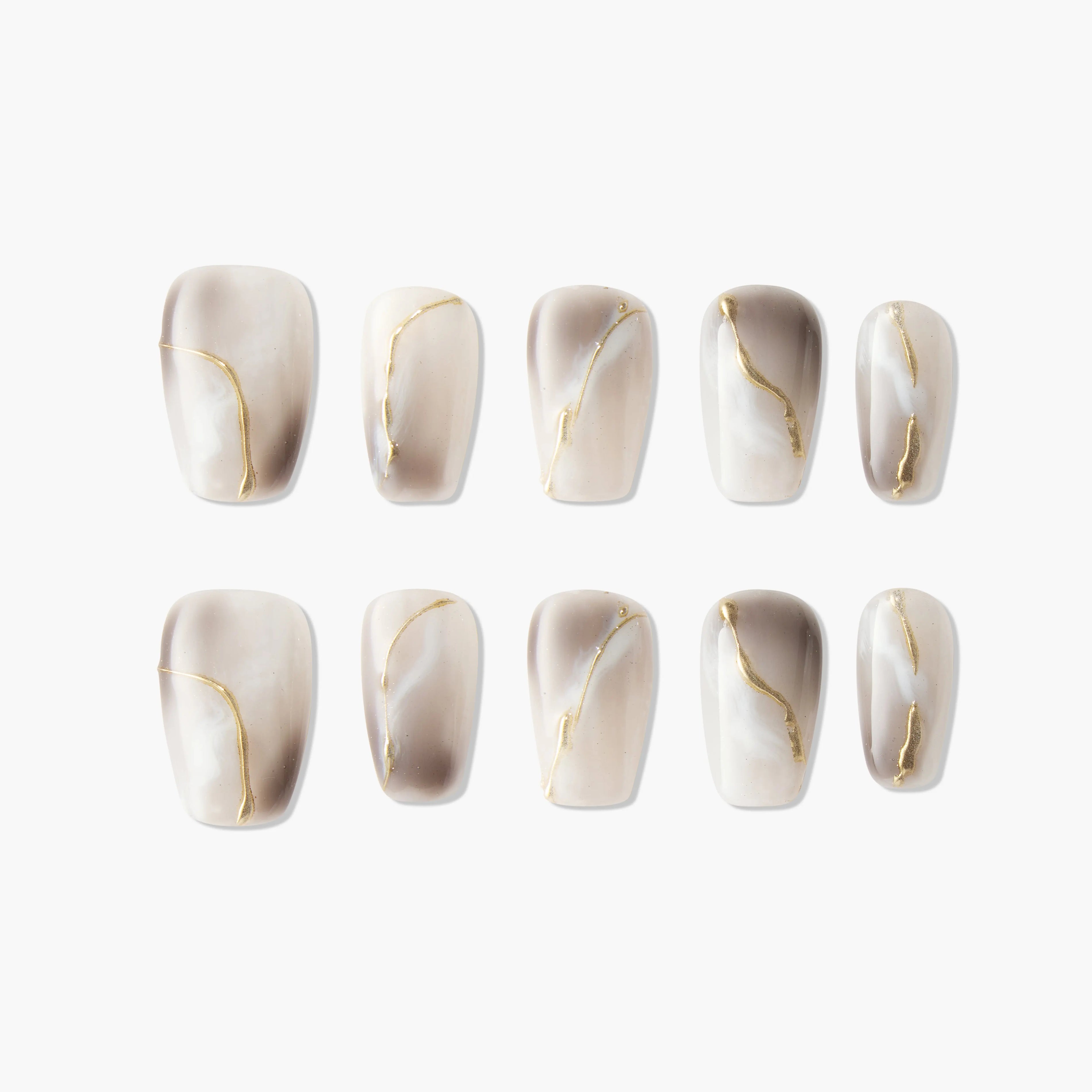 Golden Marble Emily’s Nail