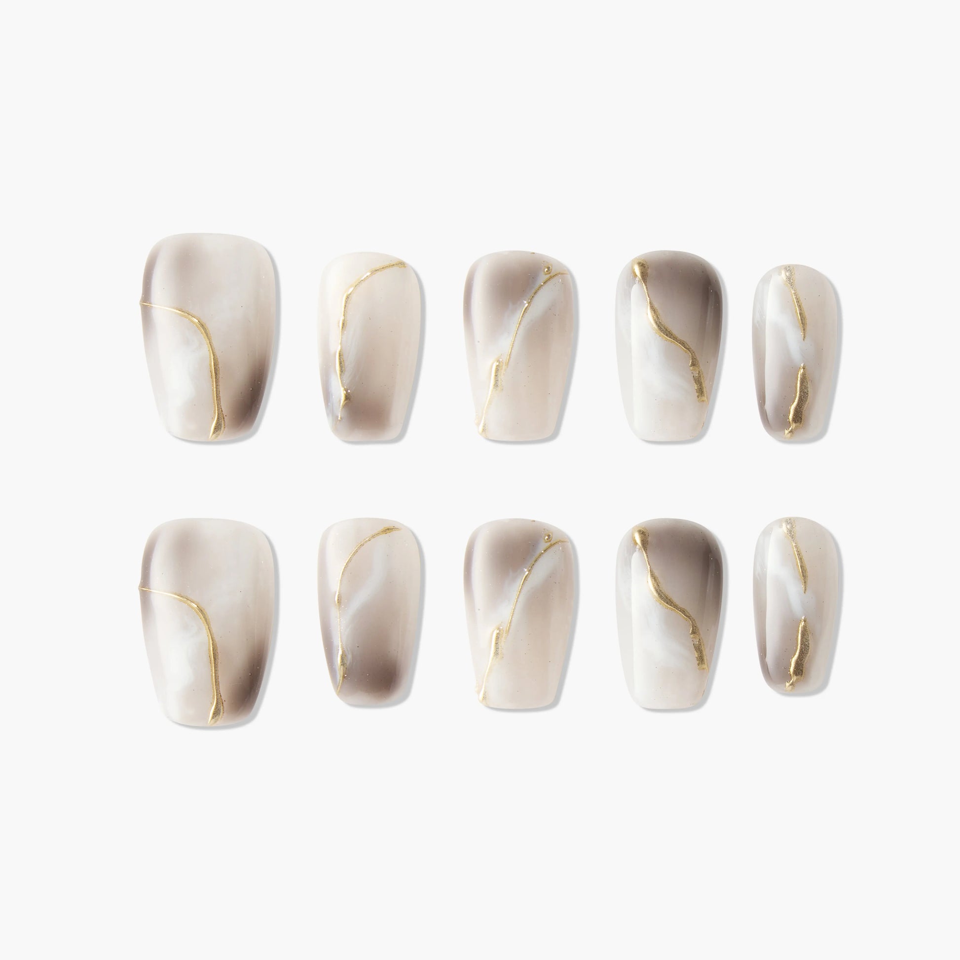 Golden Marble Emily’s Nail