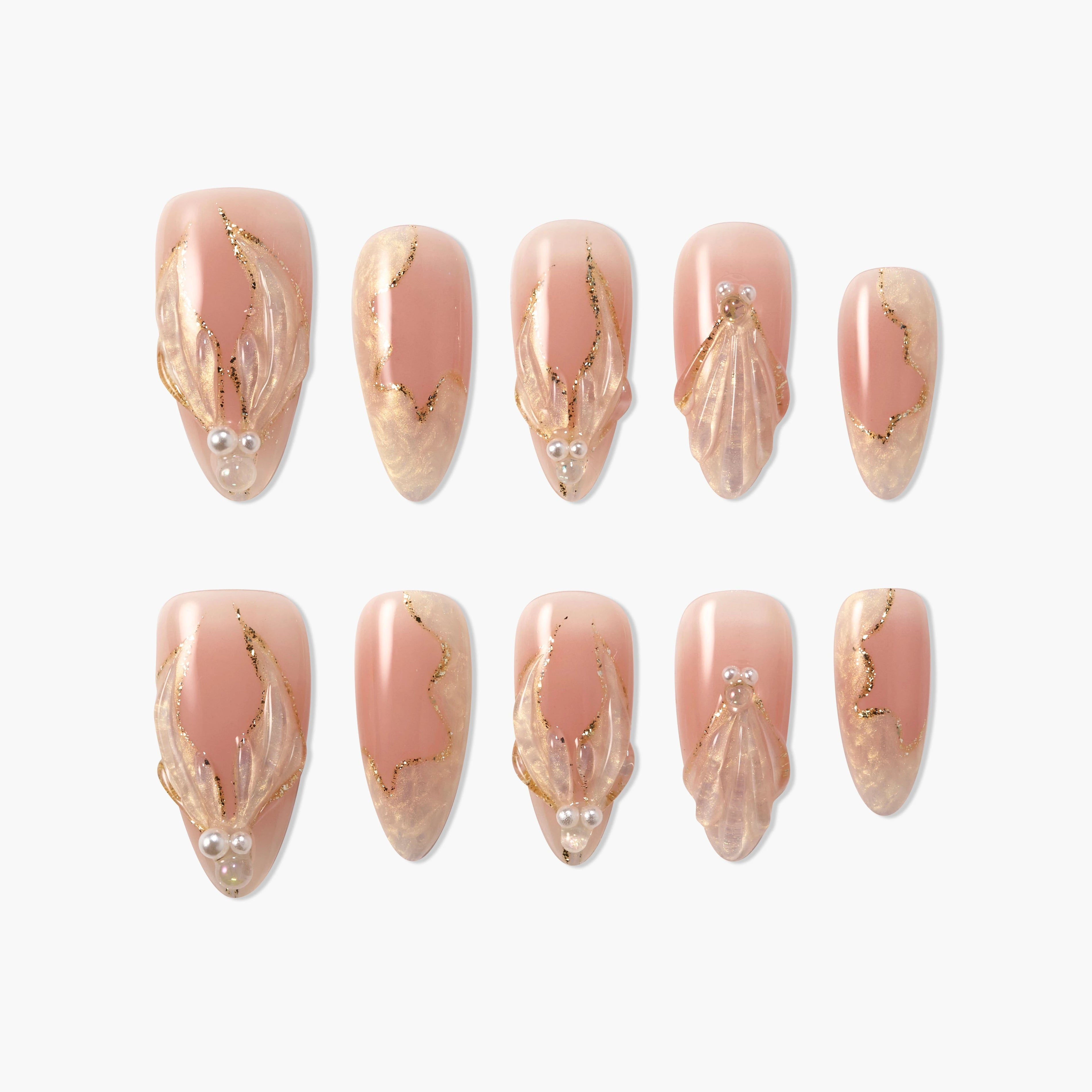 Golden Shell Muse Emily’s Nail