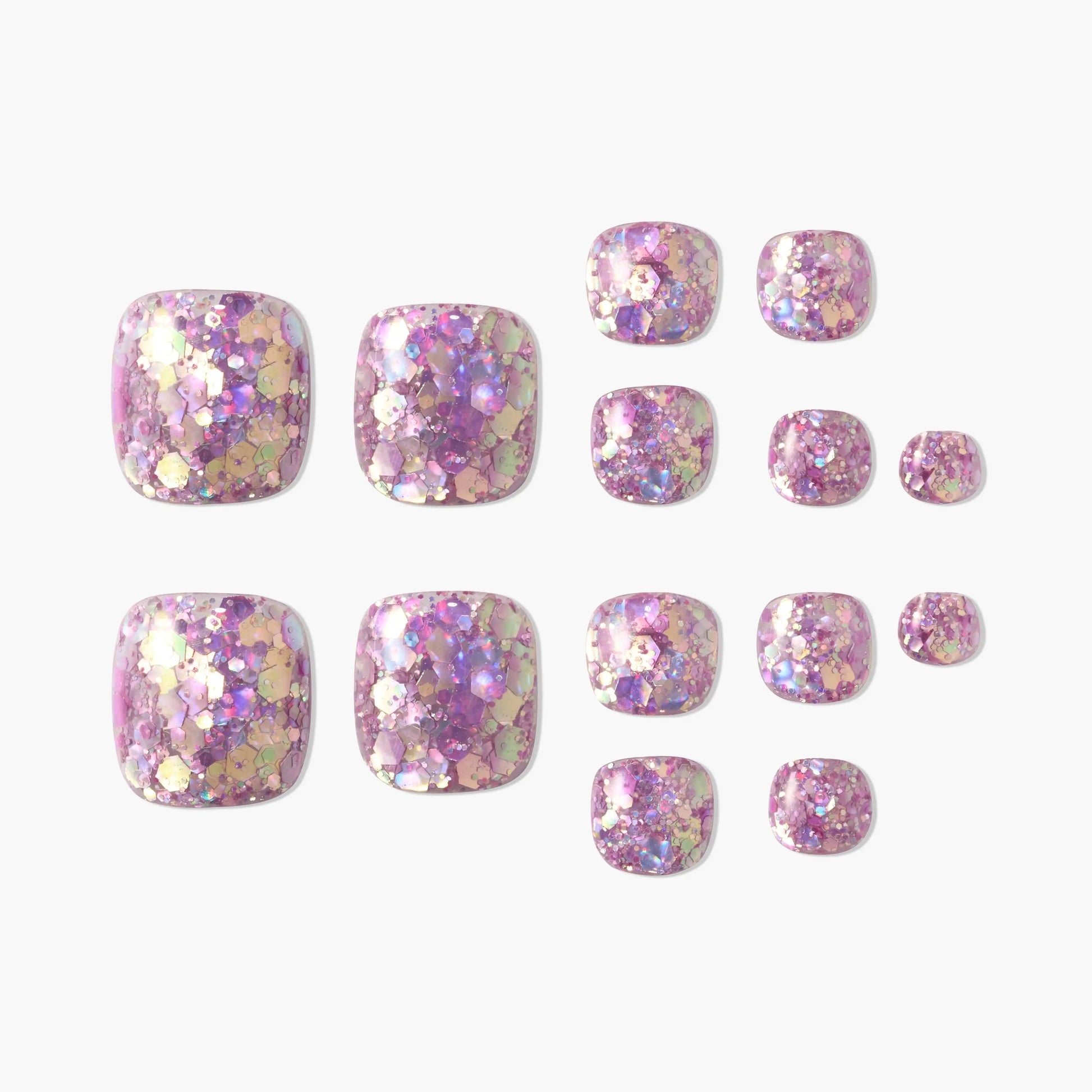 Iridescent Glitter Toes（副本） Emily’s Nail