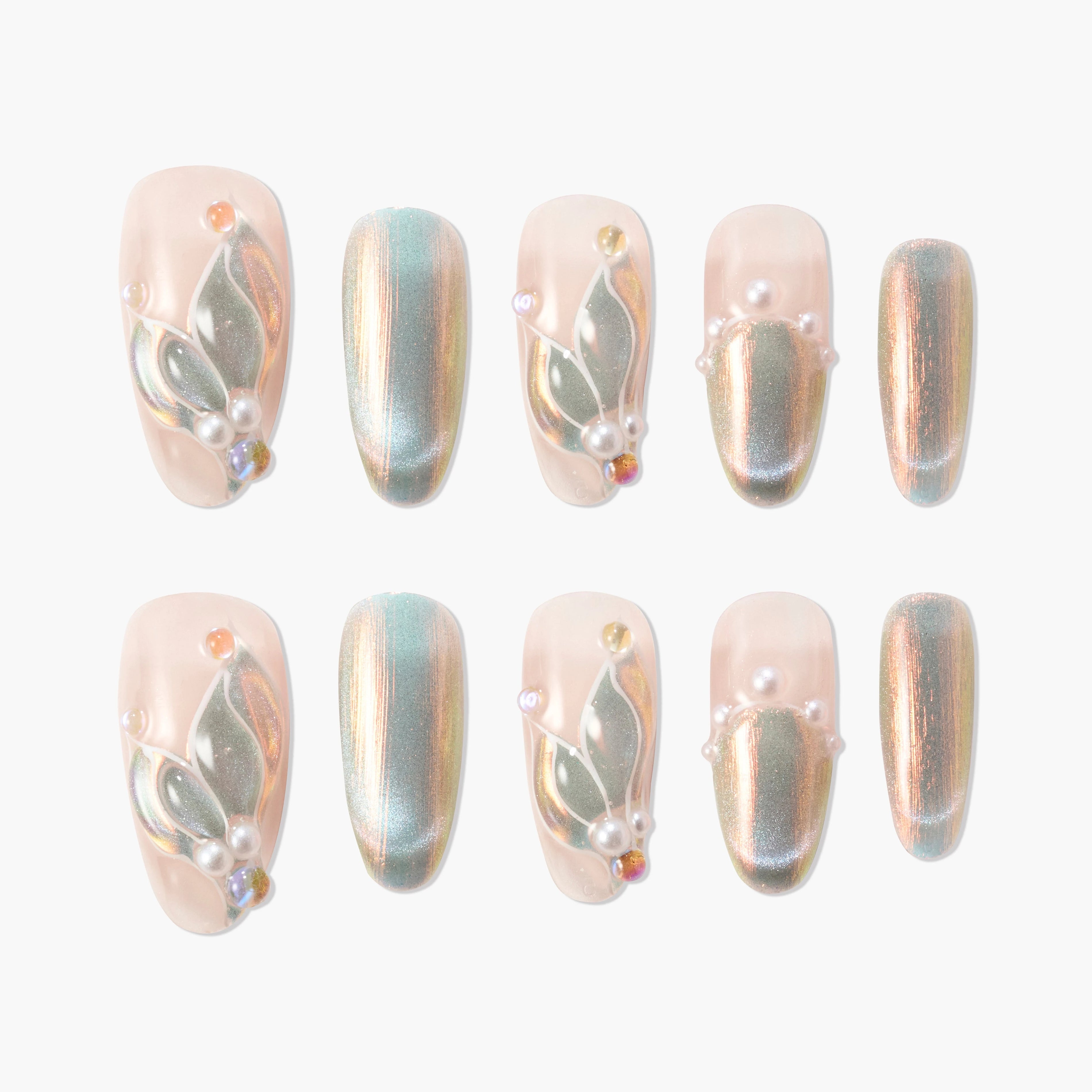 Iridescent Petals Emily’s Nail