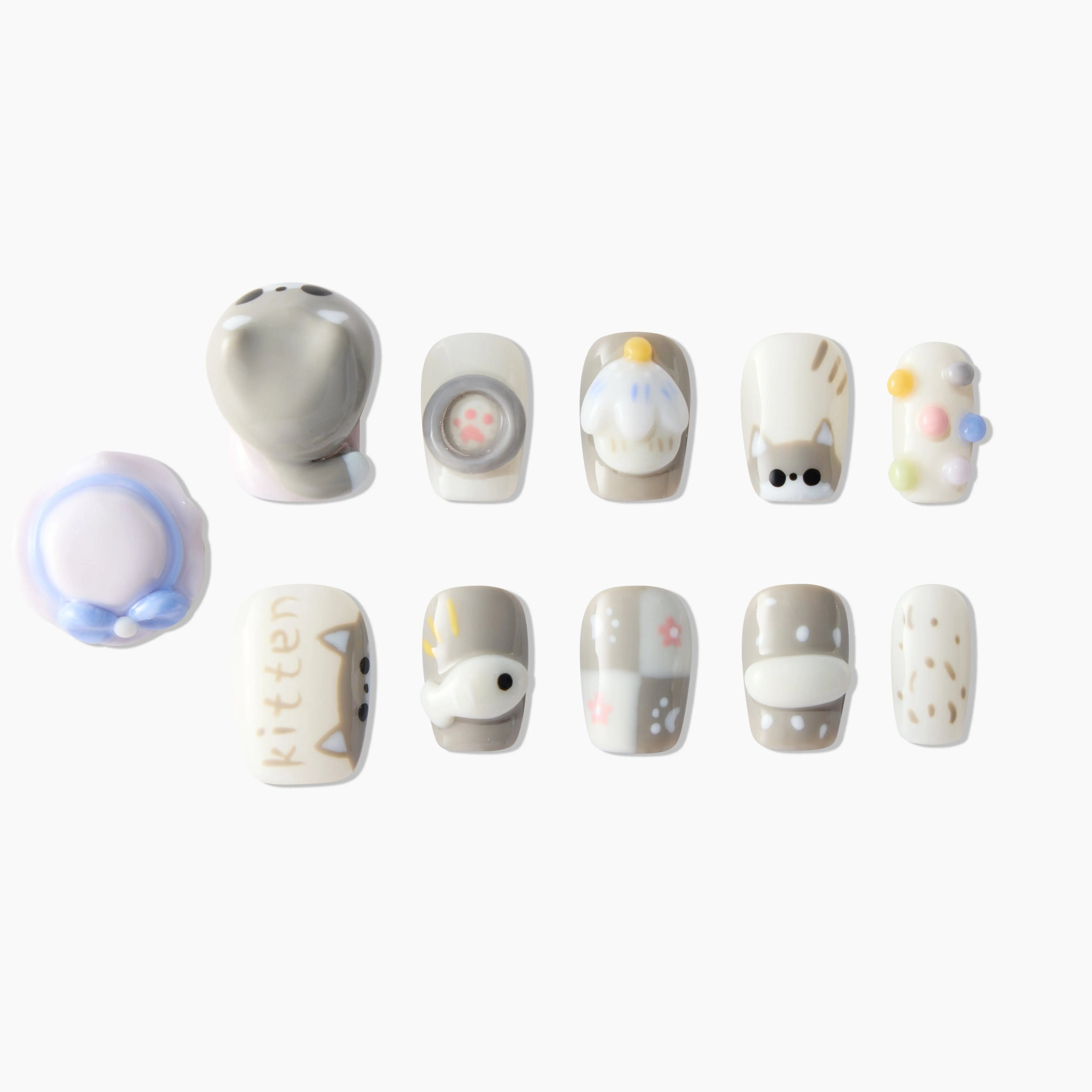 Kitten Whimsy Emily's Nail