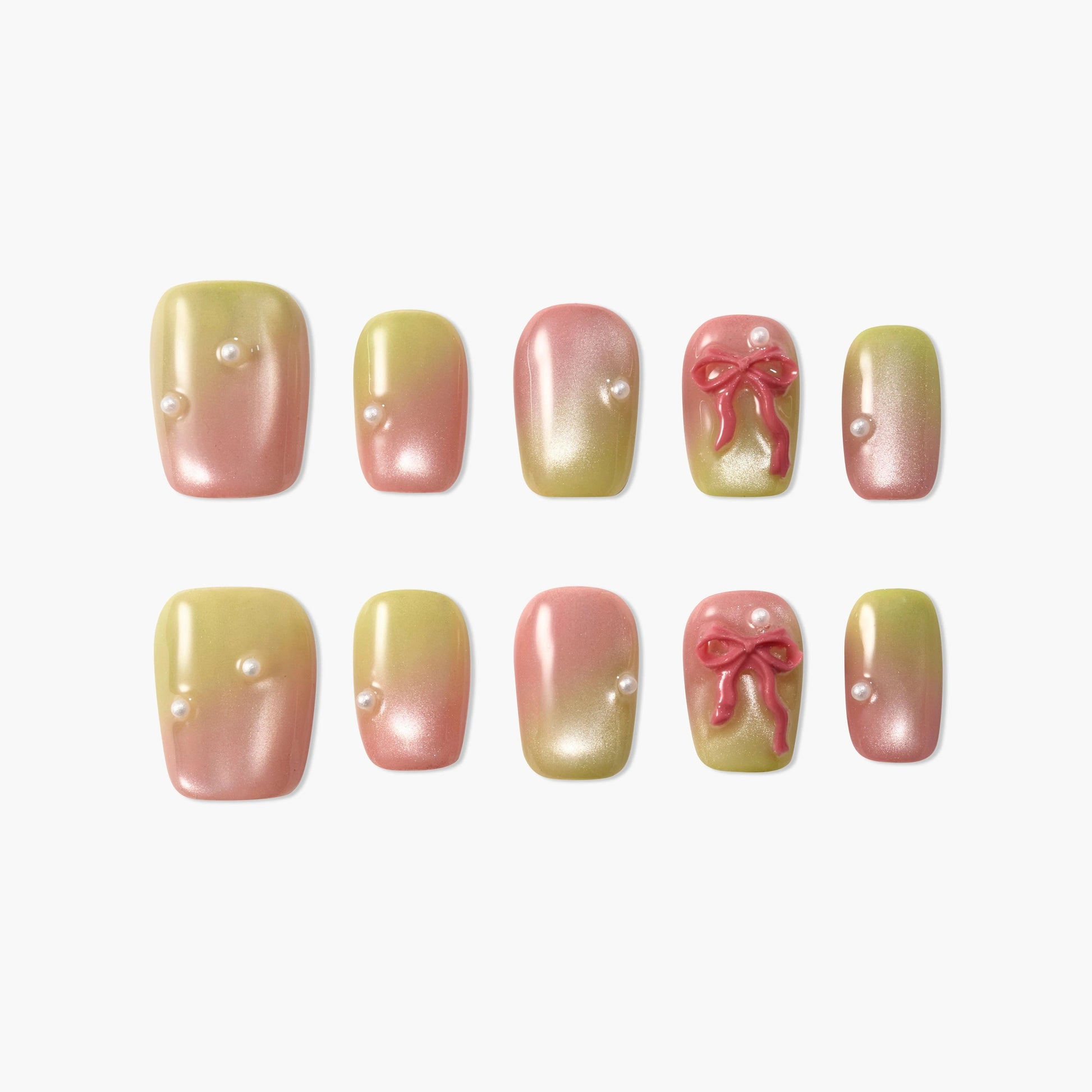 Lemon Blush Charm (Square)（副本） Emily’s Nail