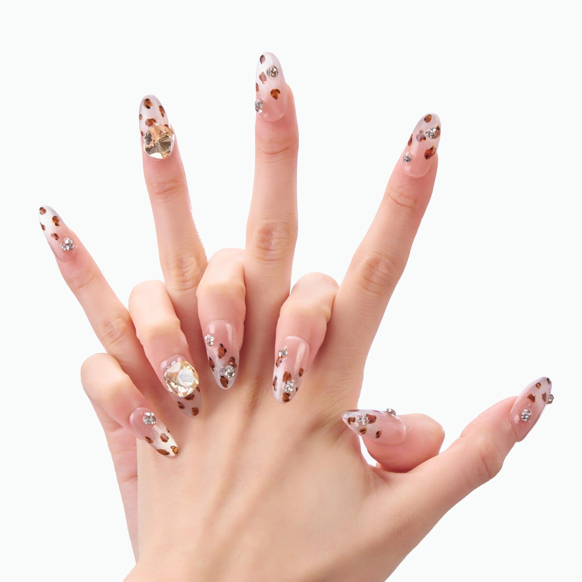 Leopard Print Sparkle Emily's Nail