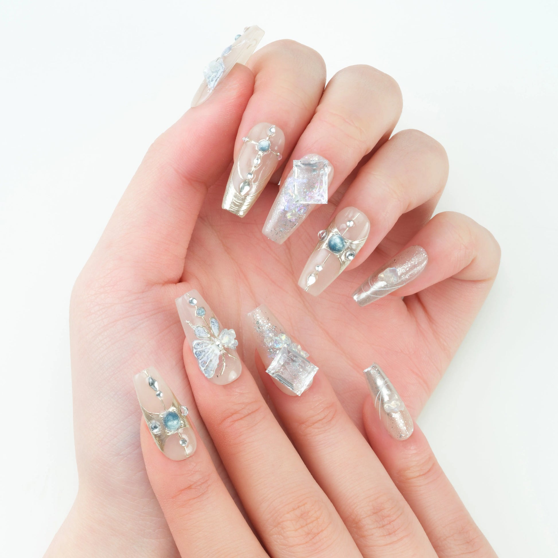 Luxurious Butterfly Radiance Emily's Nail