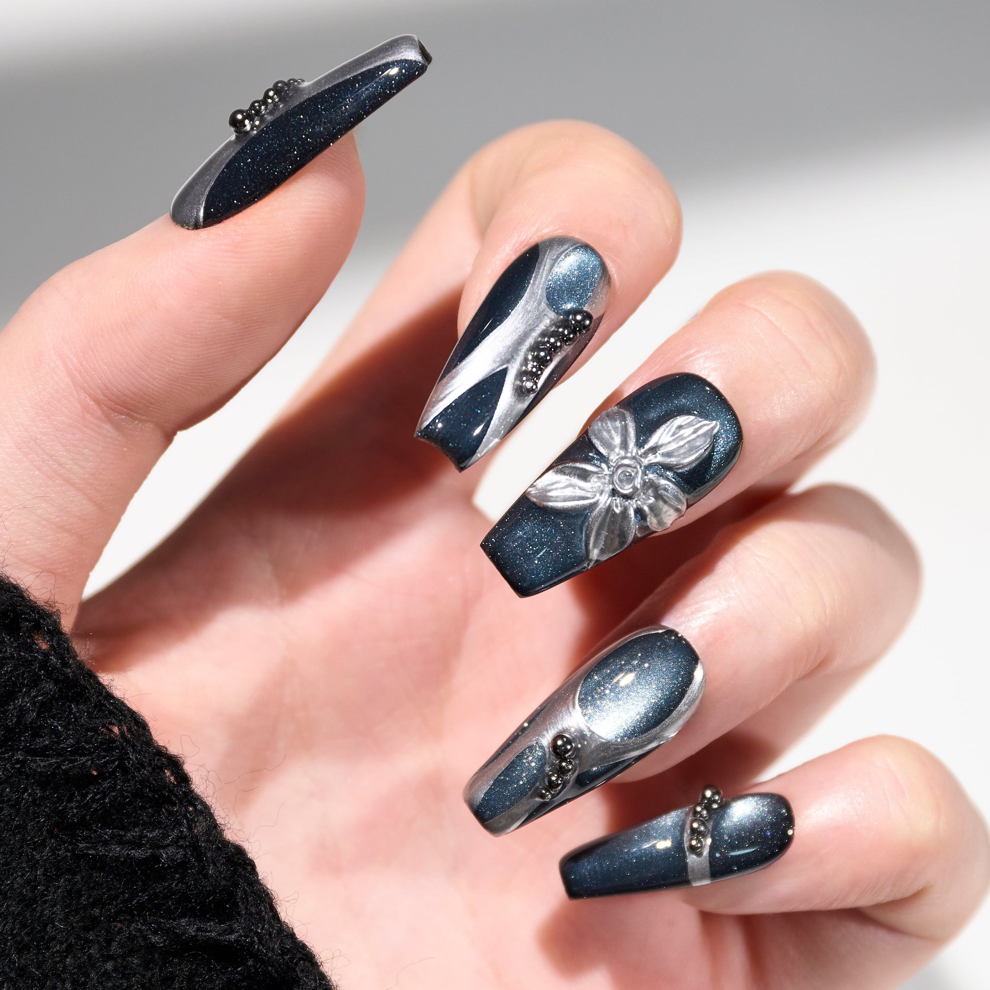 Midnight Alloy (Coffin) Emily’s Nail