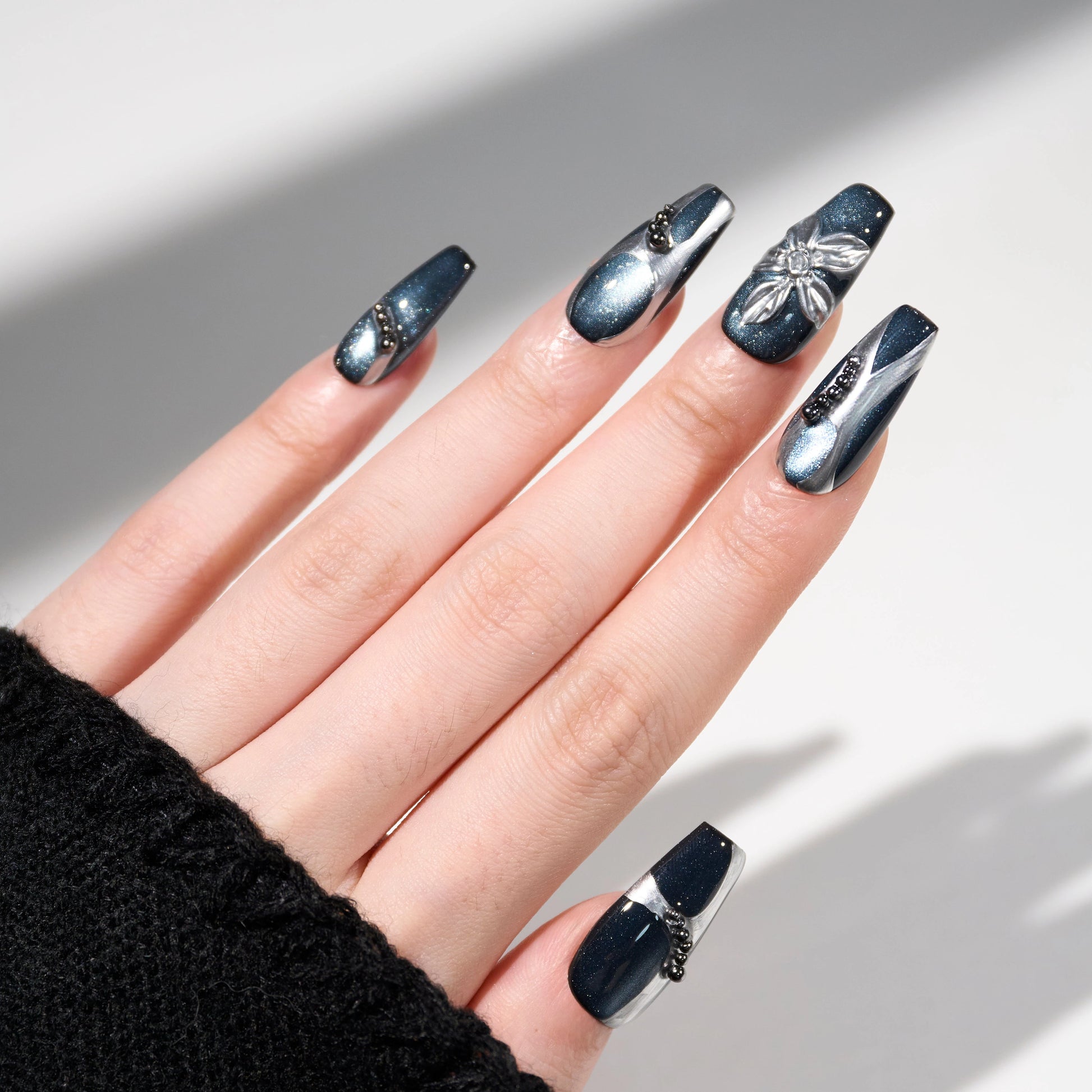 Midnight Alloy (Coffin) Emily’s Nail