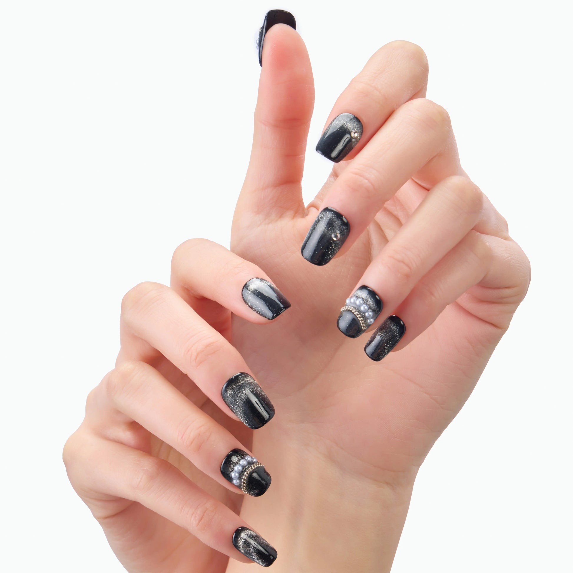 Midnight Glamour Emily's Nail