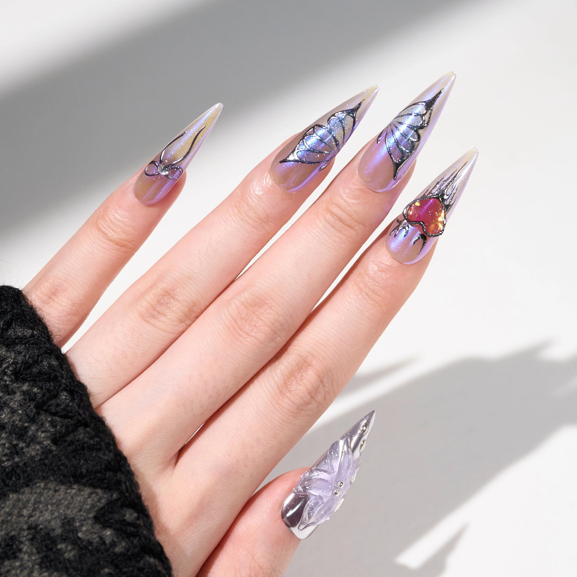 Midnight Heart Spell Emily's Nail