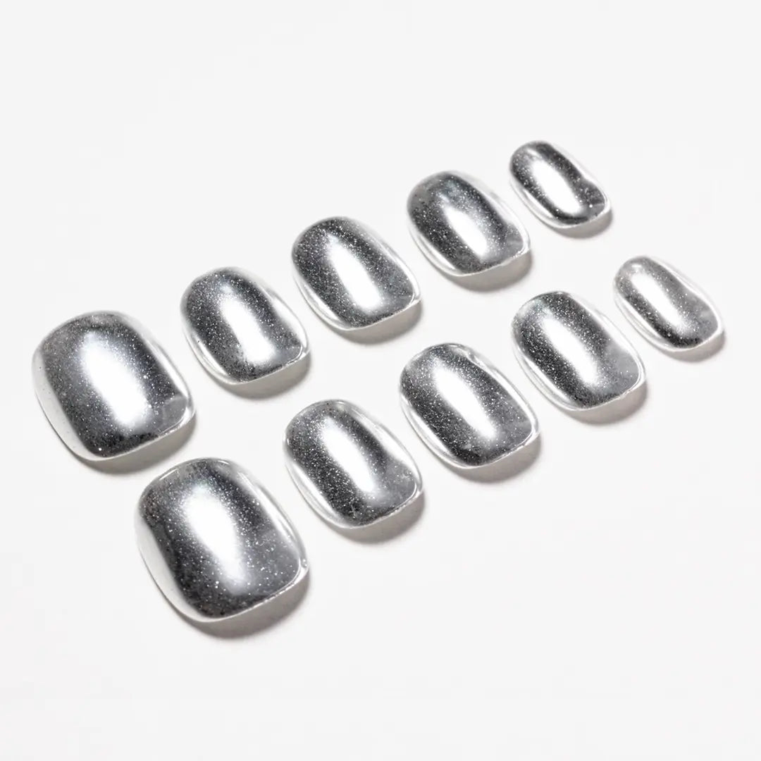 Mirror Silver Glow Emily’s Nail