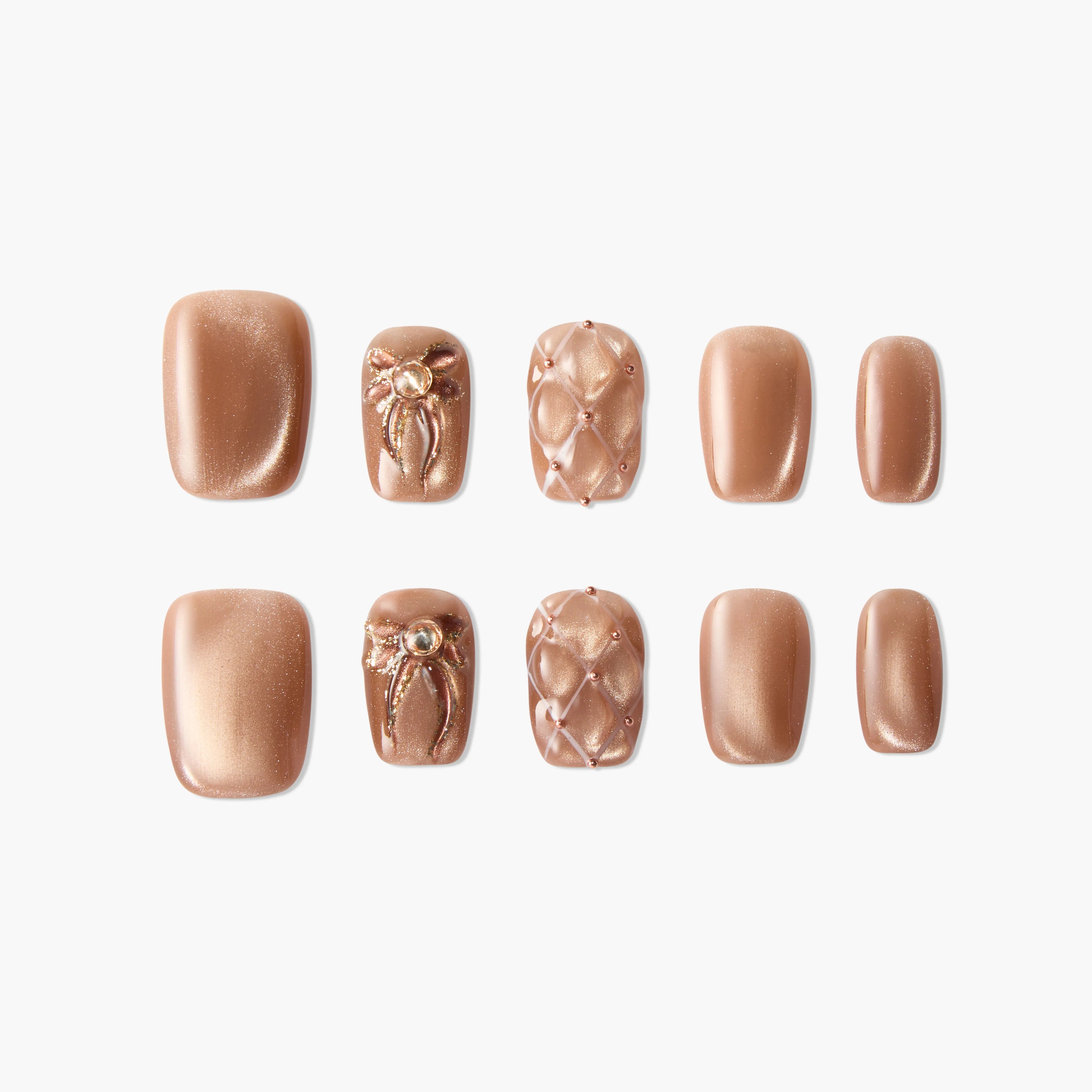 Mocha Velvet (Square) Emily's Nail