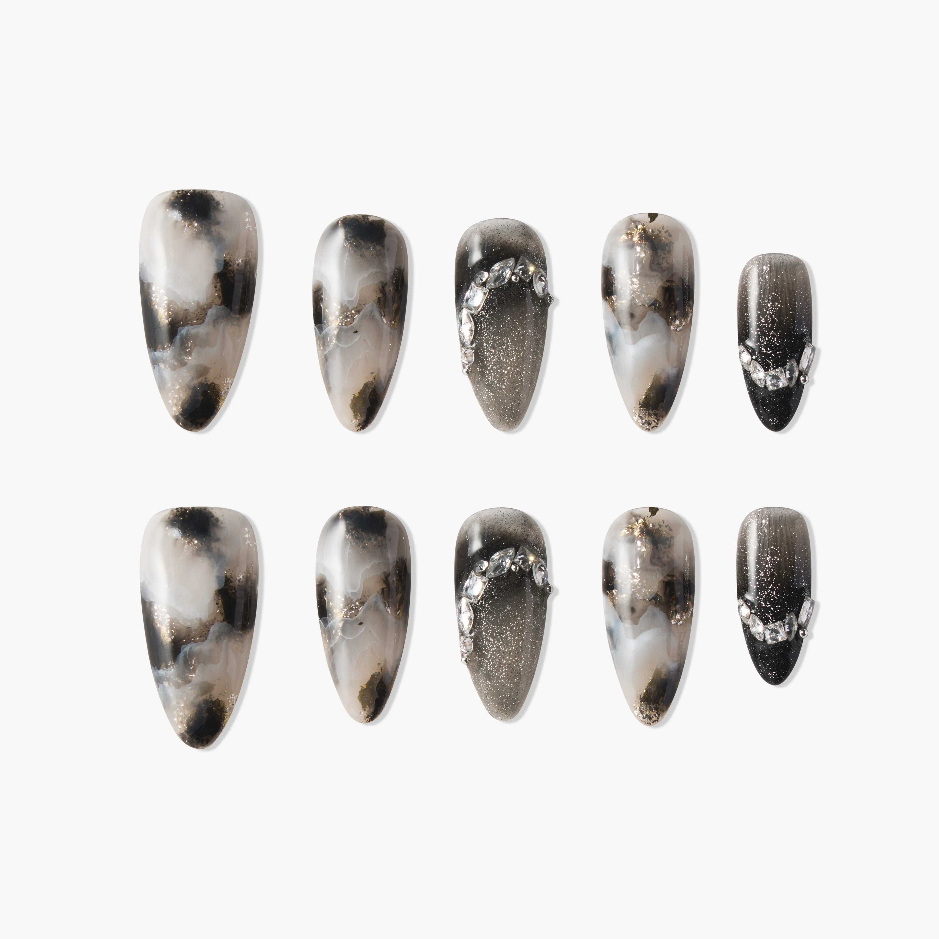 Mystic Marble Emily's Nail