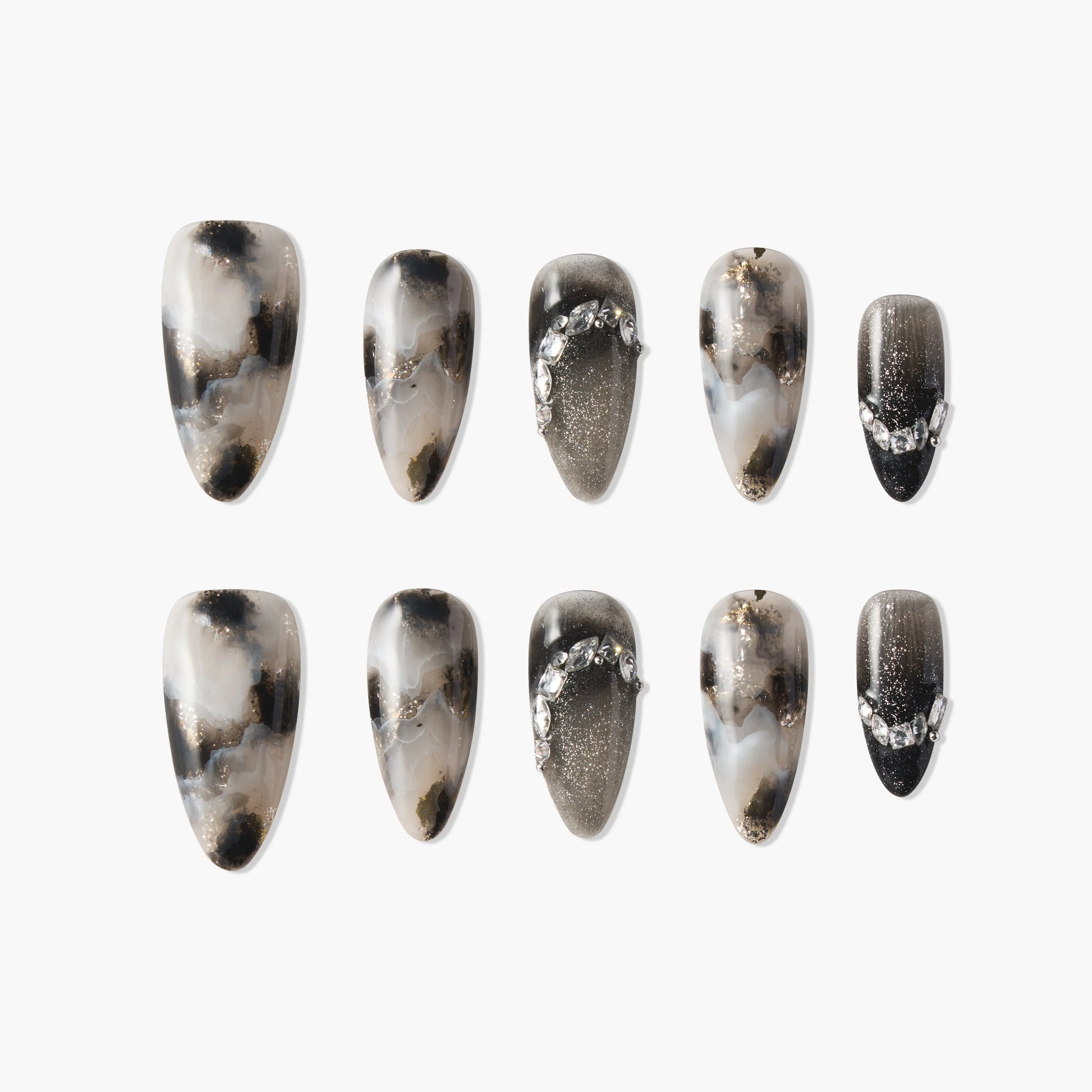 Mystic Marble Emily's Nail