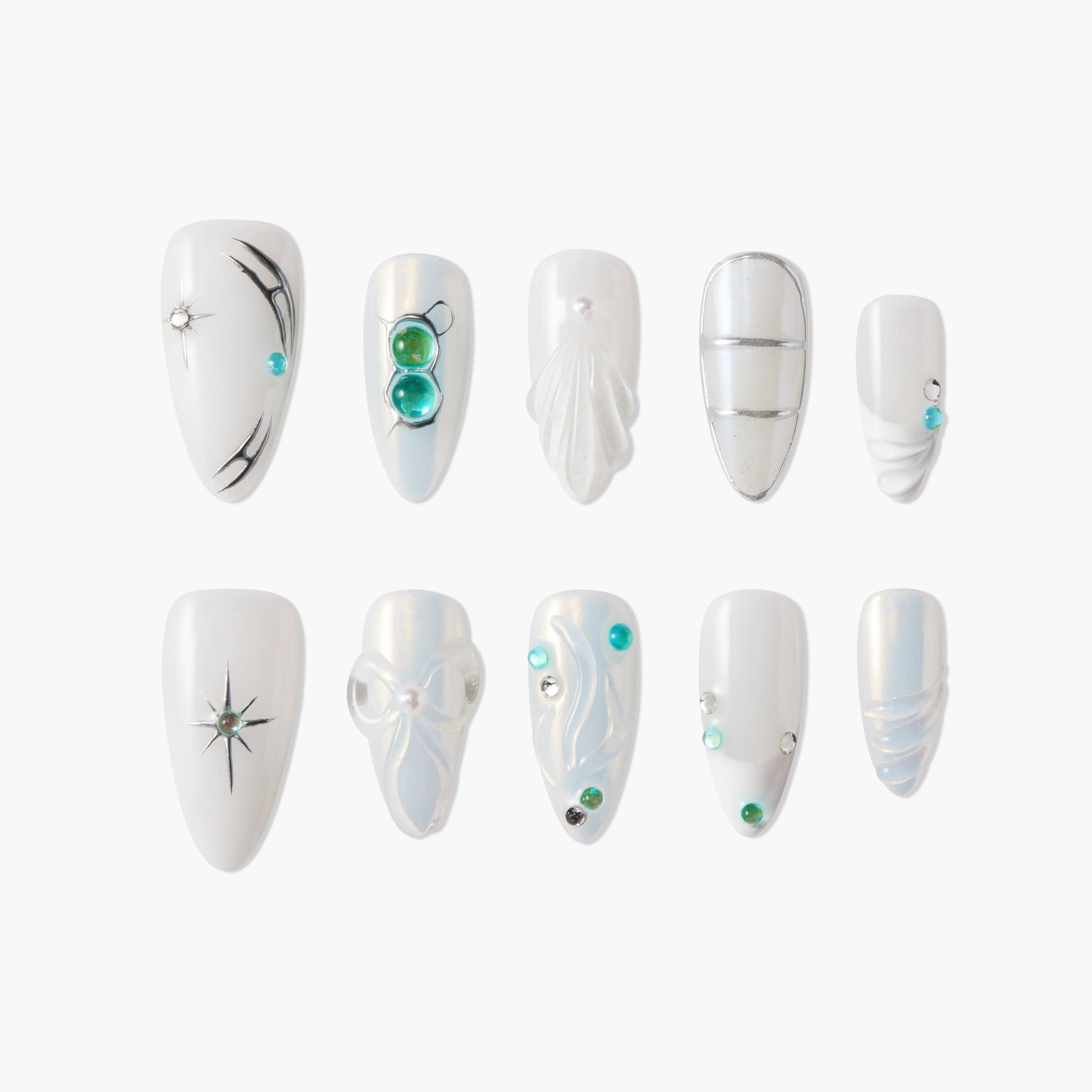 Mystic Waves Emily's Nail